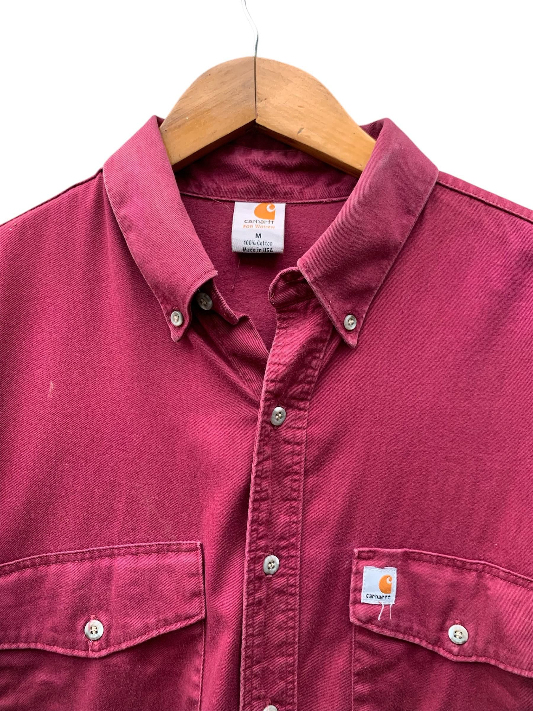 Carhartt Vintage Carhartt Made In Usa Woman Button Up Shirt Size M / US 6-8 / IT 42-44 - 5 Thumbnail