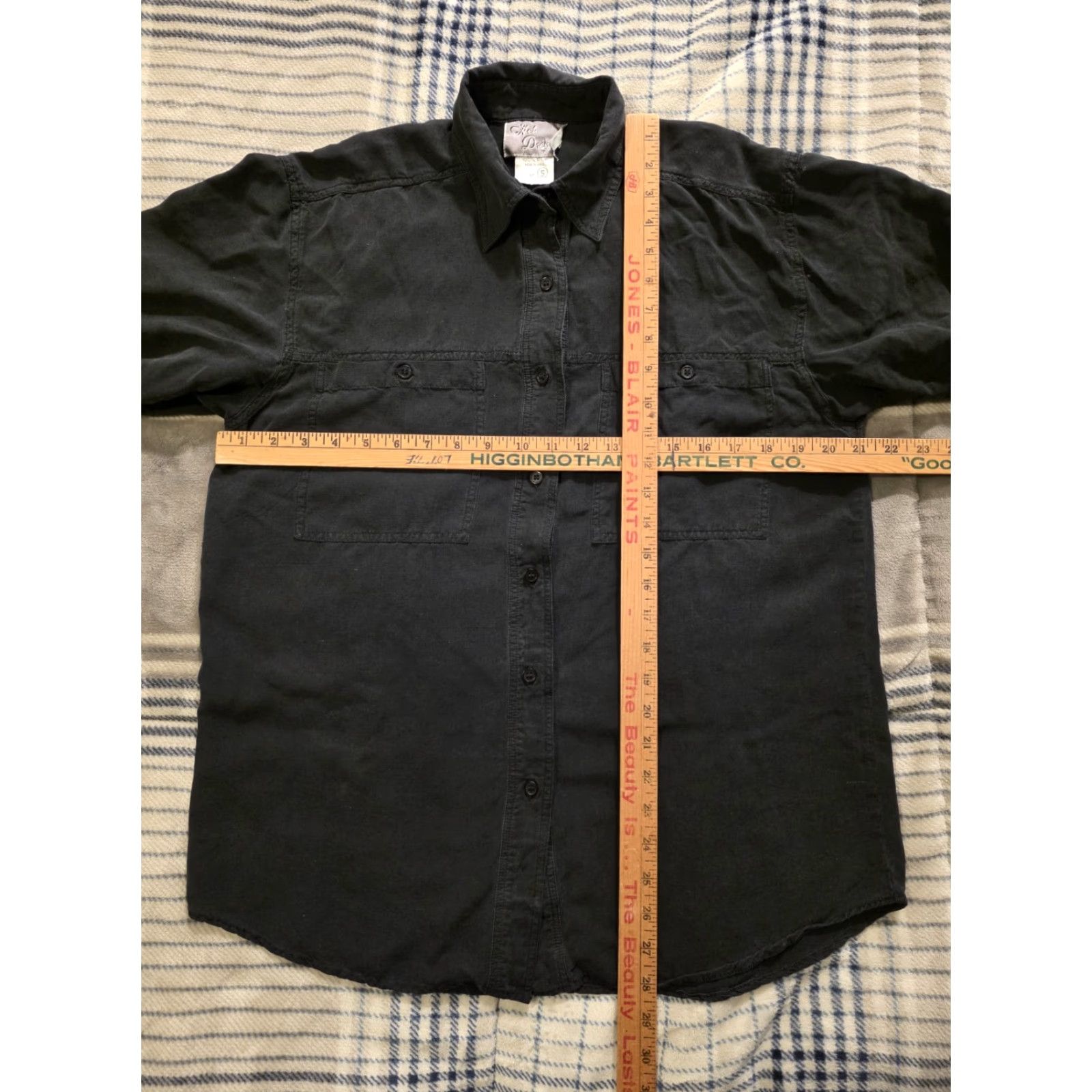 Vintage VINTAGE Get Dressed Los Angeles Black 100% Silk Button Up Shirt Women's Small Size S / US 4 / IT 40 - 6 Thumbnail