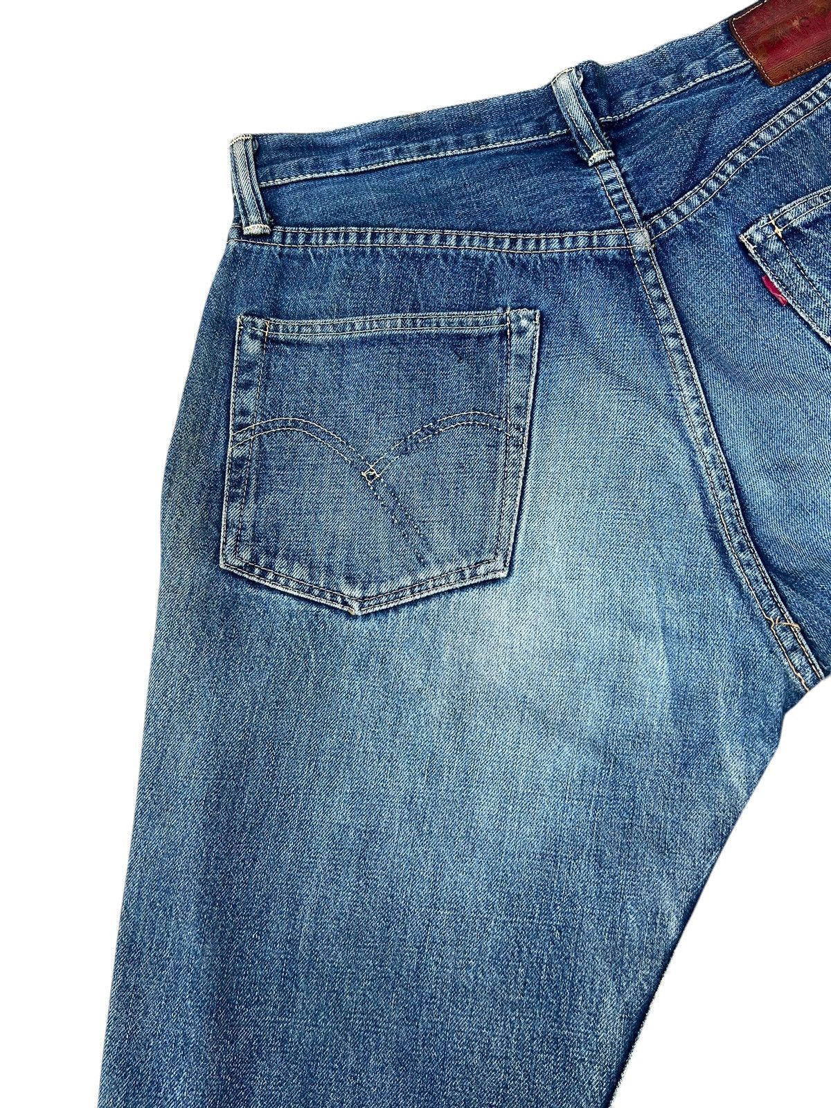 Full Count & Co. Vintage OVER RAIL & Co Japan Dirty Mud Denim Selvedge Jeans Size US 31 - 14 Thumbnail