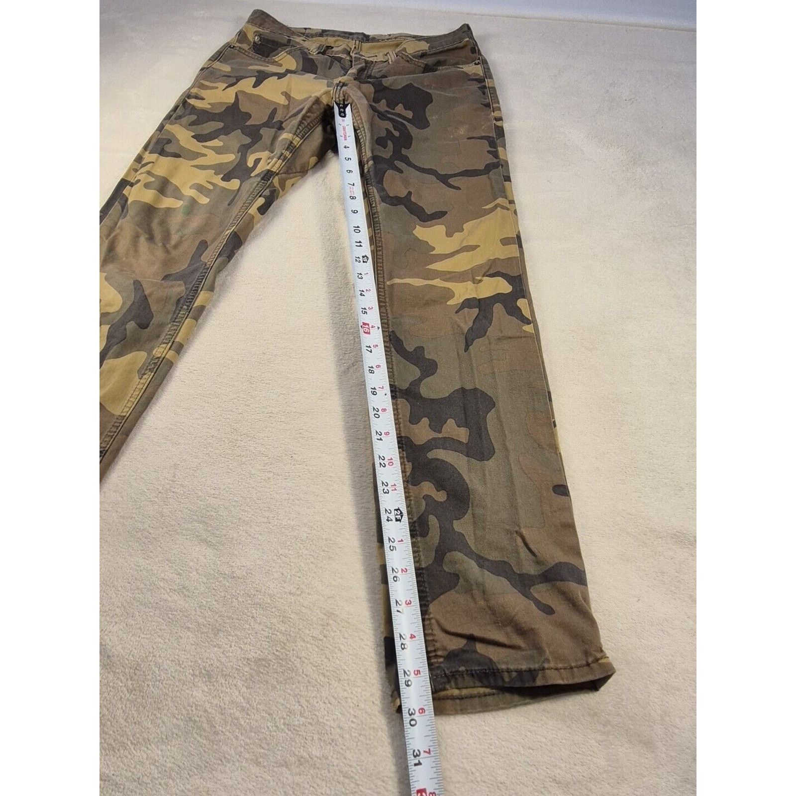 Levi's Levi’s 511 Women Camo Jeans Retro Woodland 31x32 Size 31" - 5 Thumbnail