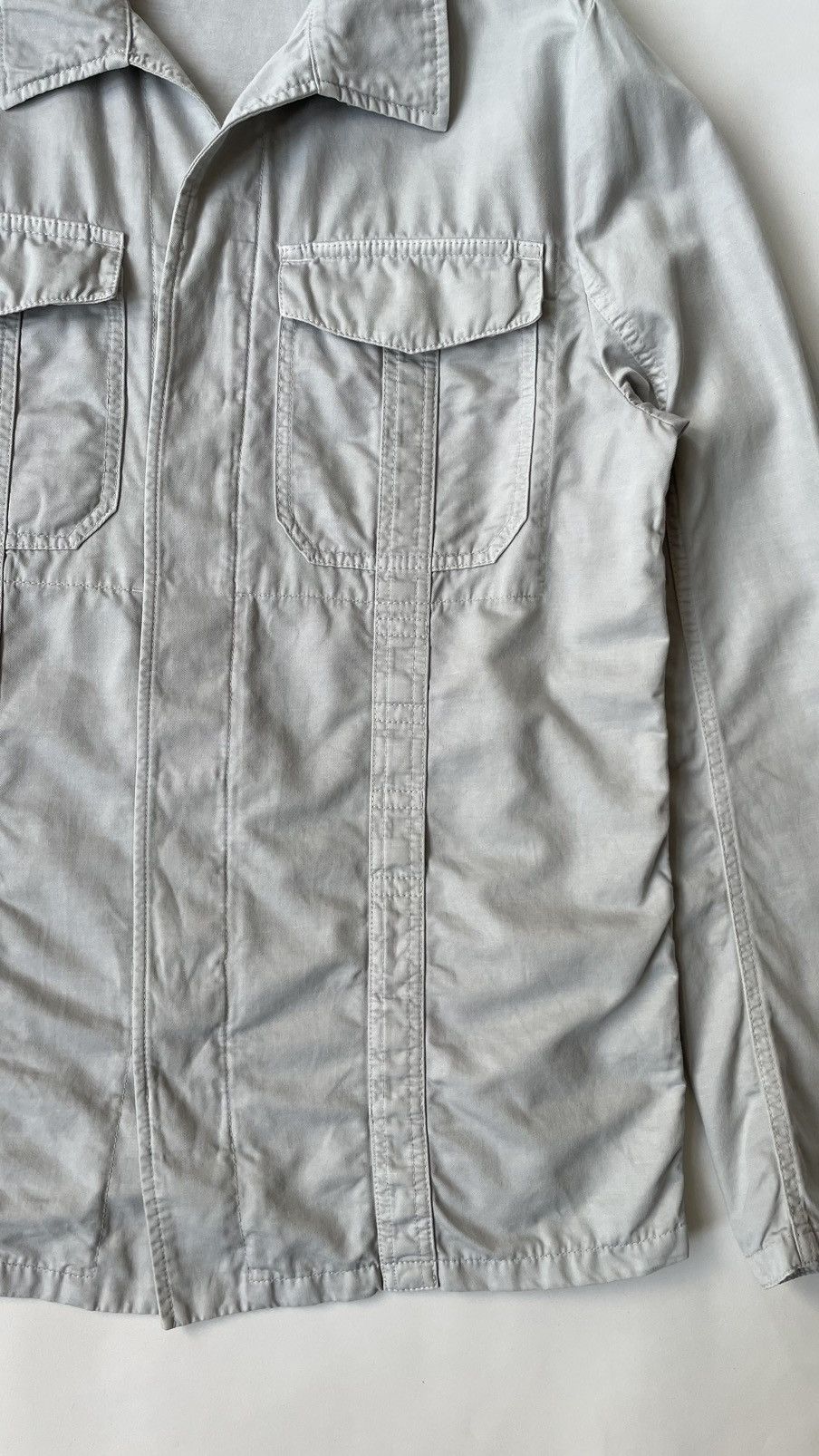 Maison Margiela S/S 14 Grey Cotton Military Jacket Size US M / EU 48-50 / 2 - 6 Thumbnail
