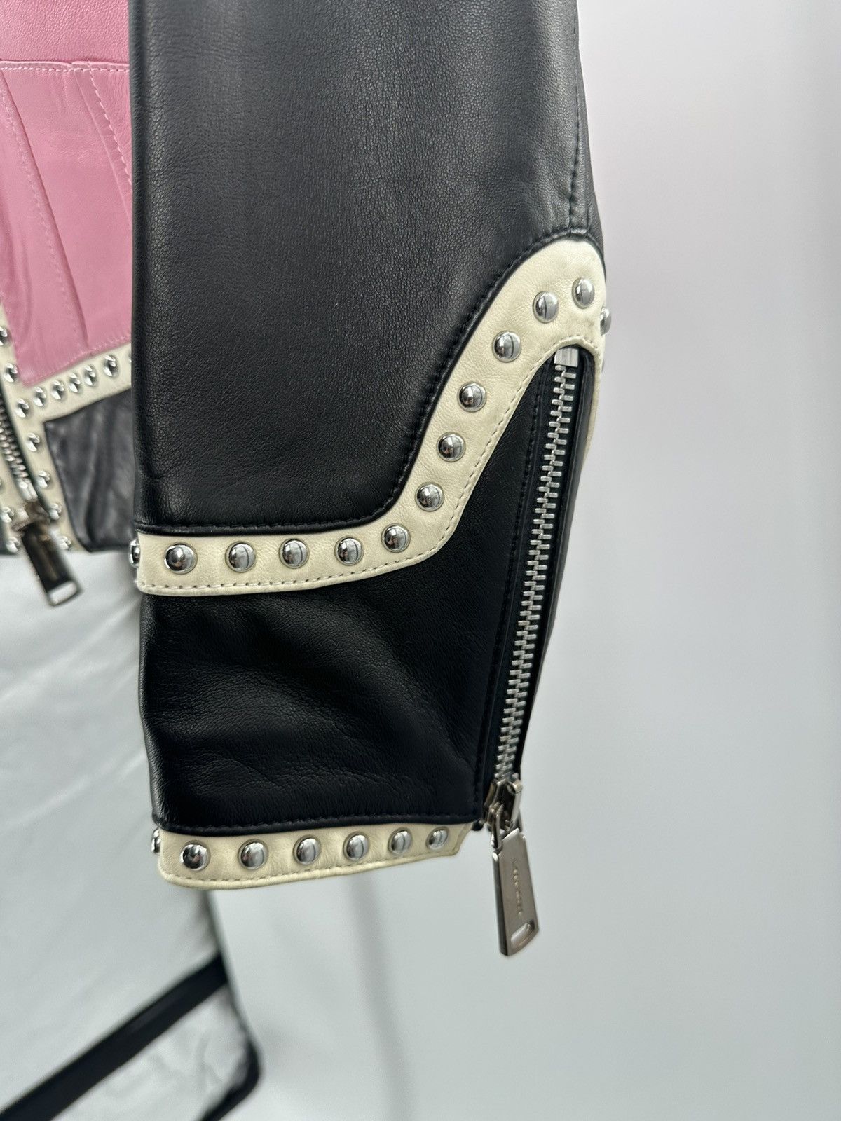 Dsquared2 Dsquared2 Leather Studded Biker Jacket Size S / US 4 / IT 40 - 9 Thumbnail