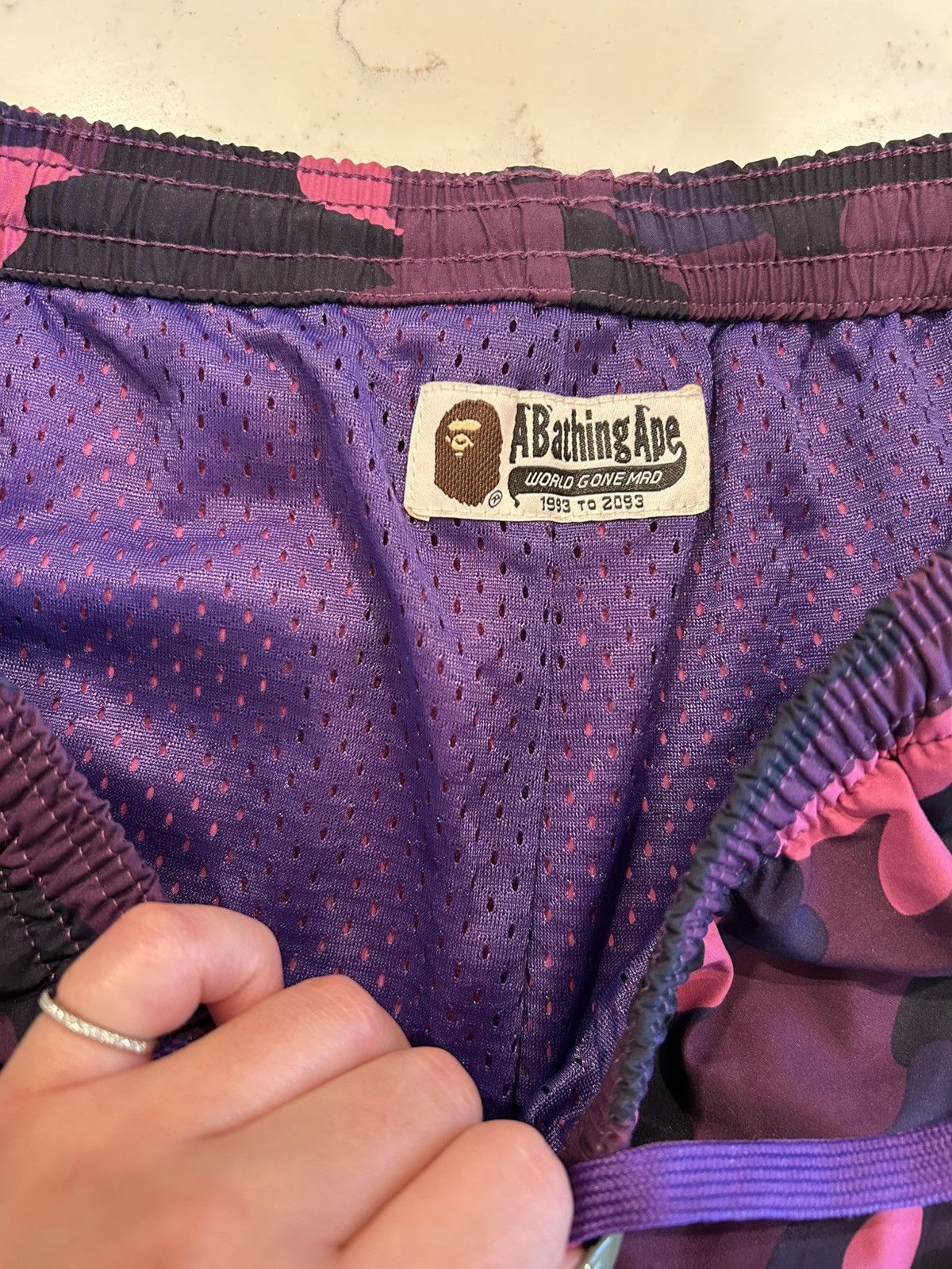 Bape Color Camo Beach Shorts Size US 30 / EU 46 - 3 Thumbnail