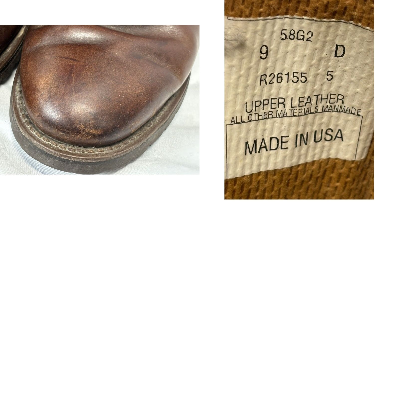 Orvis VINTAGE Orvis Men’s Chukka Boots Leather Mid-Calf Casual Fall Winter US 9 Brown Zipper Made USA Size US 9 / EU 42 - 8 Thumbnail