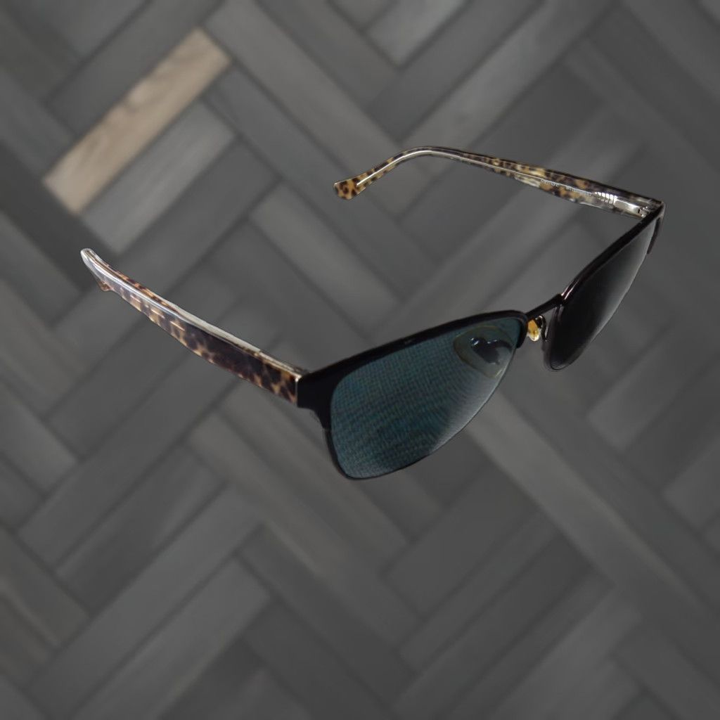 Vintage Karen Kane Women's Sunglasses Frames Only 57x17 140 Navy/Leopard Size ONE SIZE - 1 Thumbnail
