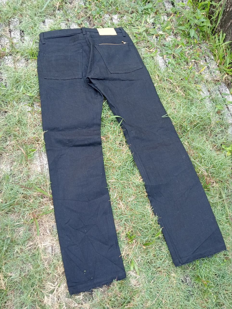 Japanese Brand Son Of The Cheese Japan 5 Pocket Black Jeans Size US 31 - 4 Thumbnail