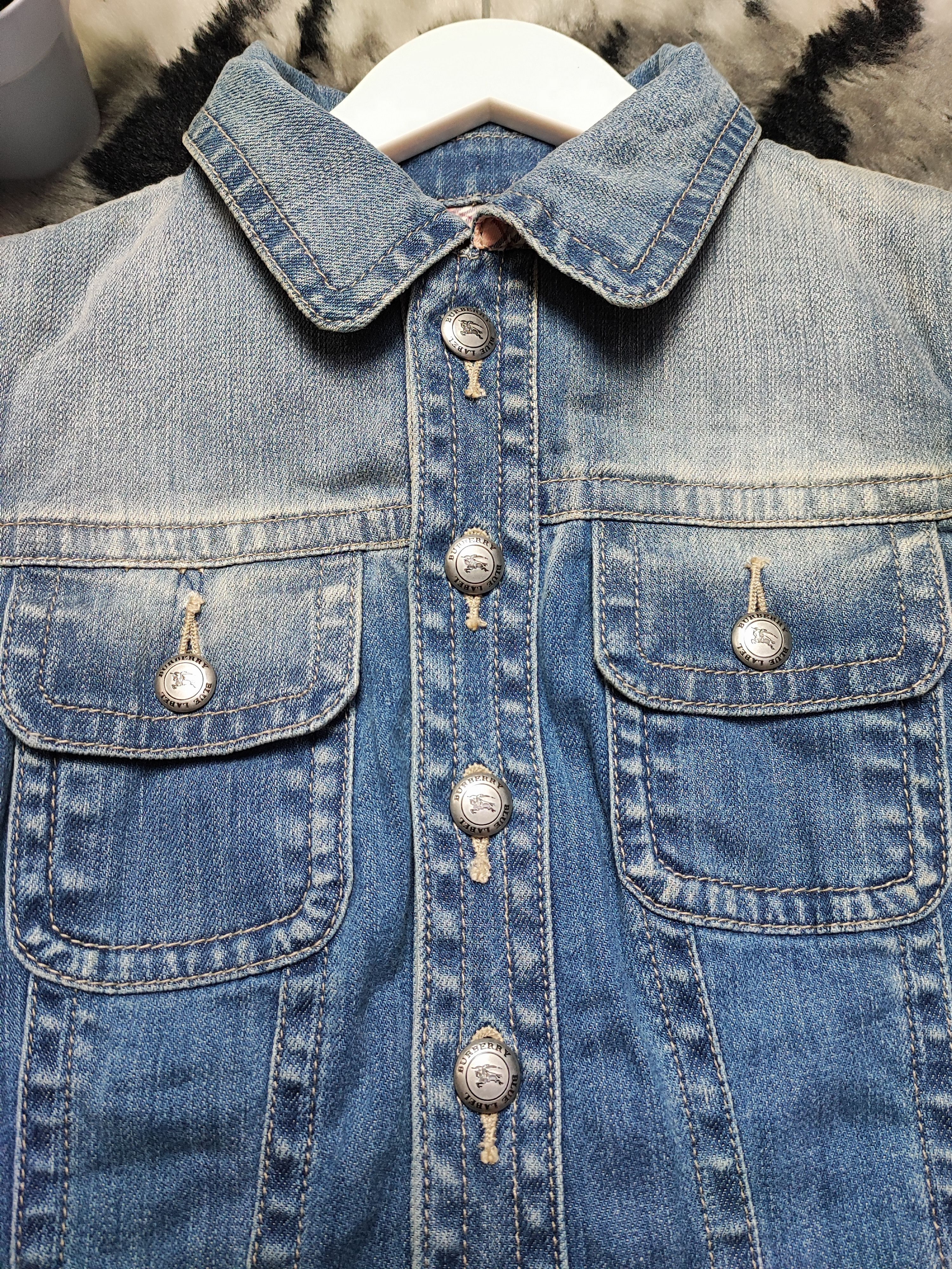 Burberry Vintage Burberry Blue Label Jeans Mini Dress Size XS / US 0-2 / IT 36-38 - 8 Thumbnail