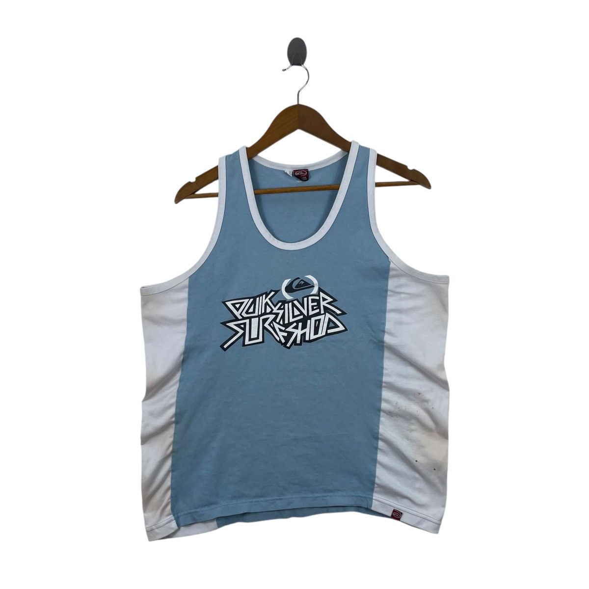 Quiksilver × Vintage Vintage QuikSilver Surfing Tank Top Shirt Size US L / EU 52-54 / 3 - 1 Thumbnail