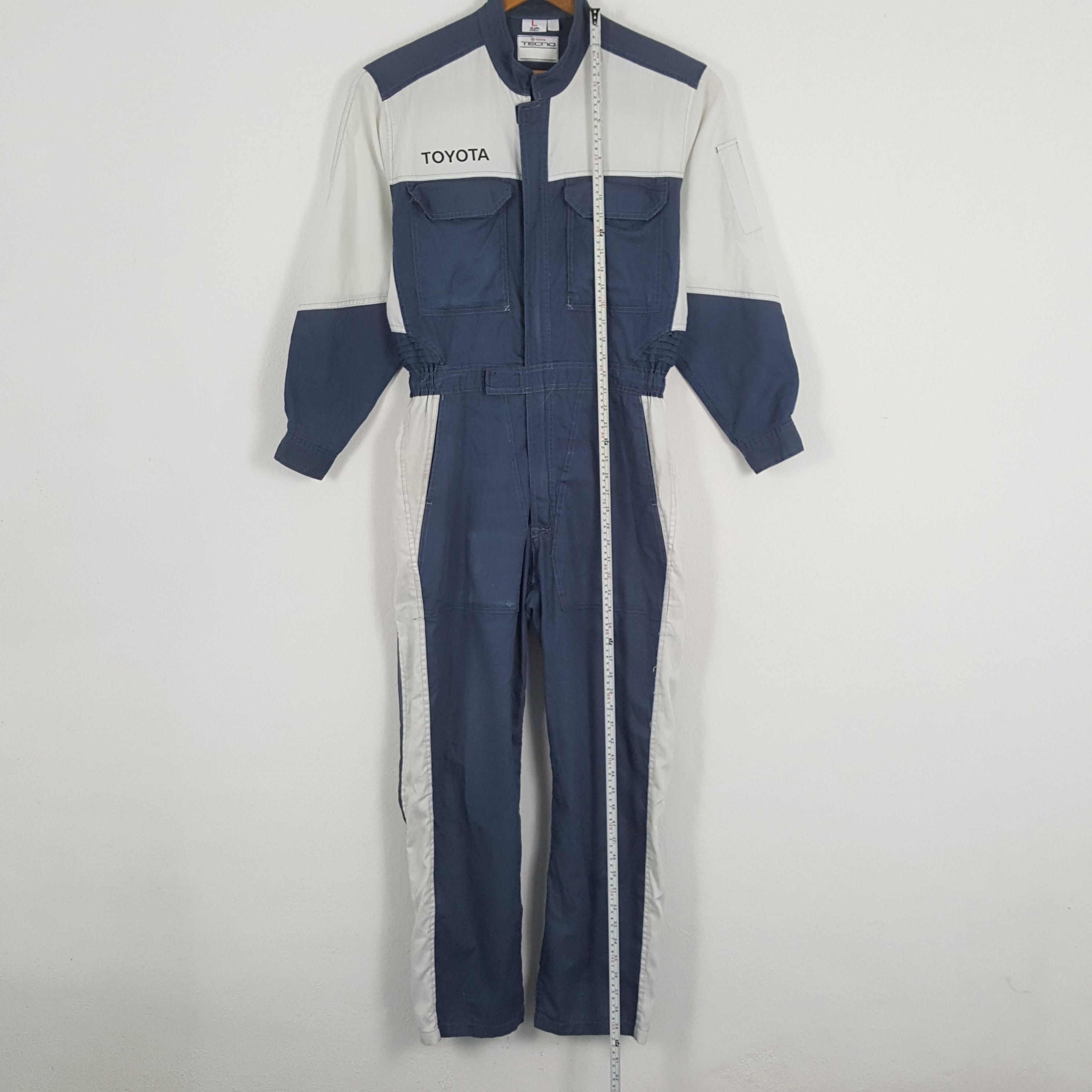 Japanese Brand × Vintage Vintage TOYOTA Japanese Motorsports Racing Coverall Jacket Size US M / EU 48-50 / 2 - 7 Thumbnail