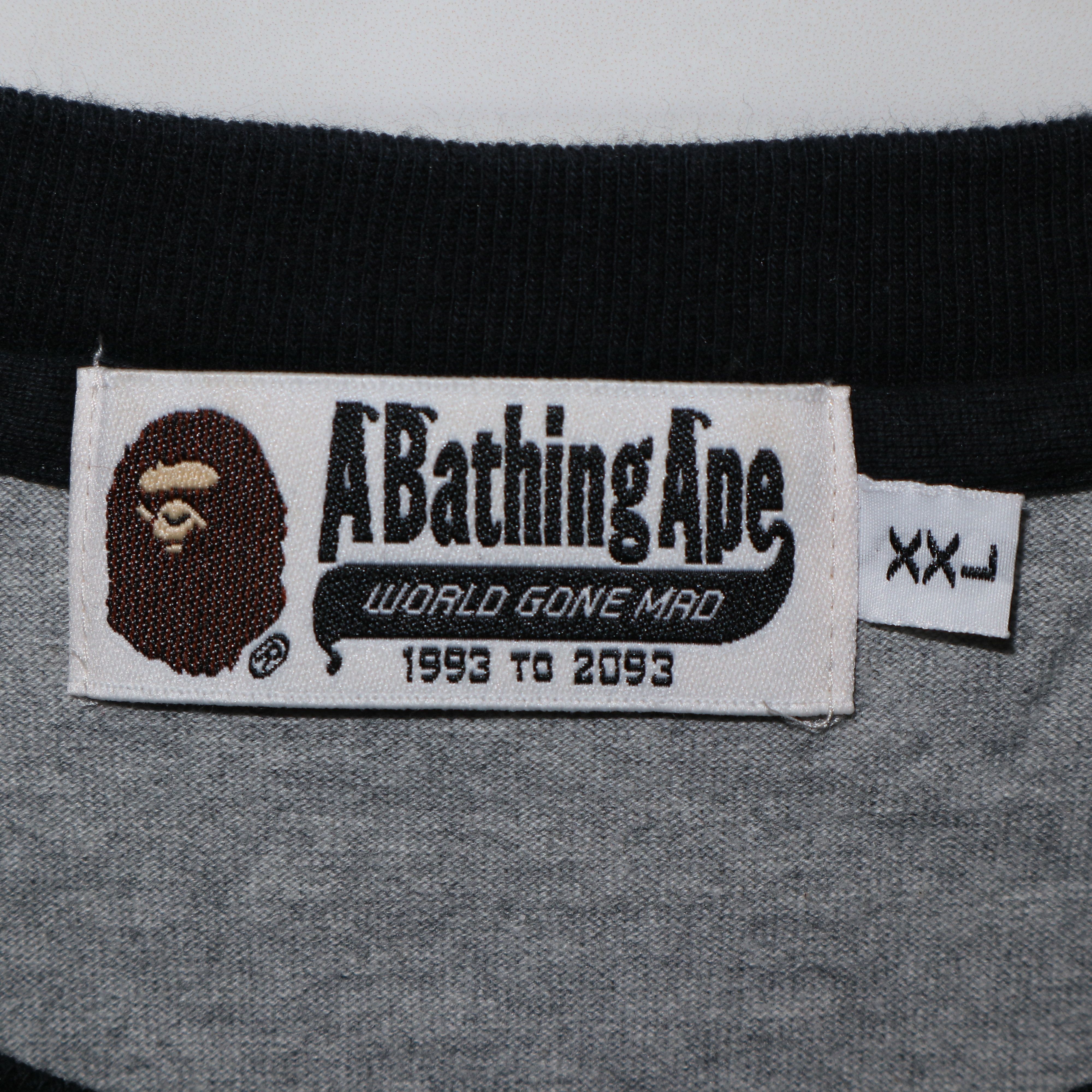 Bape × One Piece Bape x One Piece Flag Mark 3/4 Sleeve Tee Size US XXL / EU 58 / 5 - 4 Thumbnail