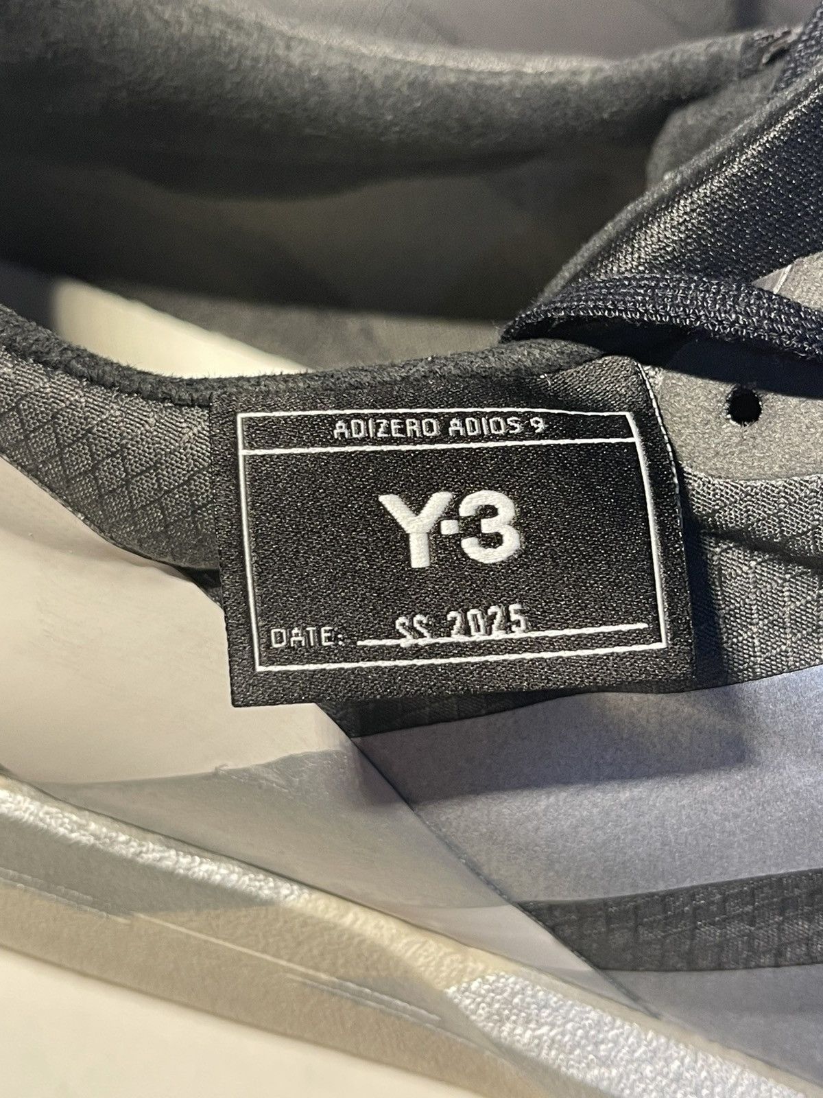 Adidas × Y's Adidas Y3 Adizero Adios 9 Black Trainers by Yohji Yamamoto Size US 9 / EU 42 - 7 Thumbnail