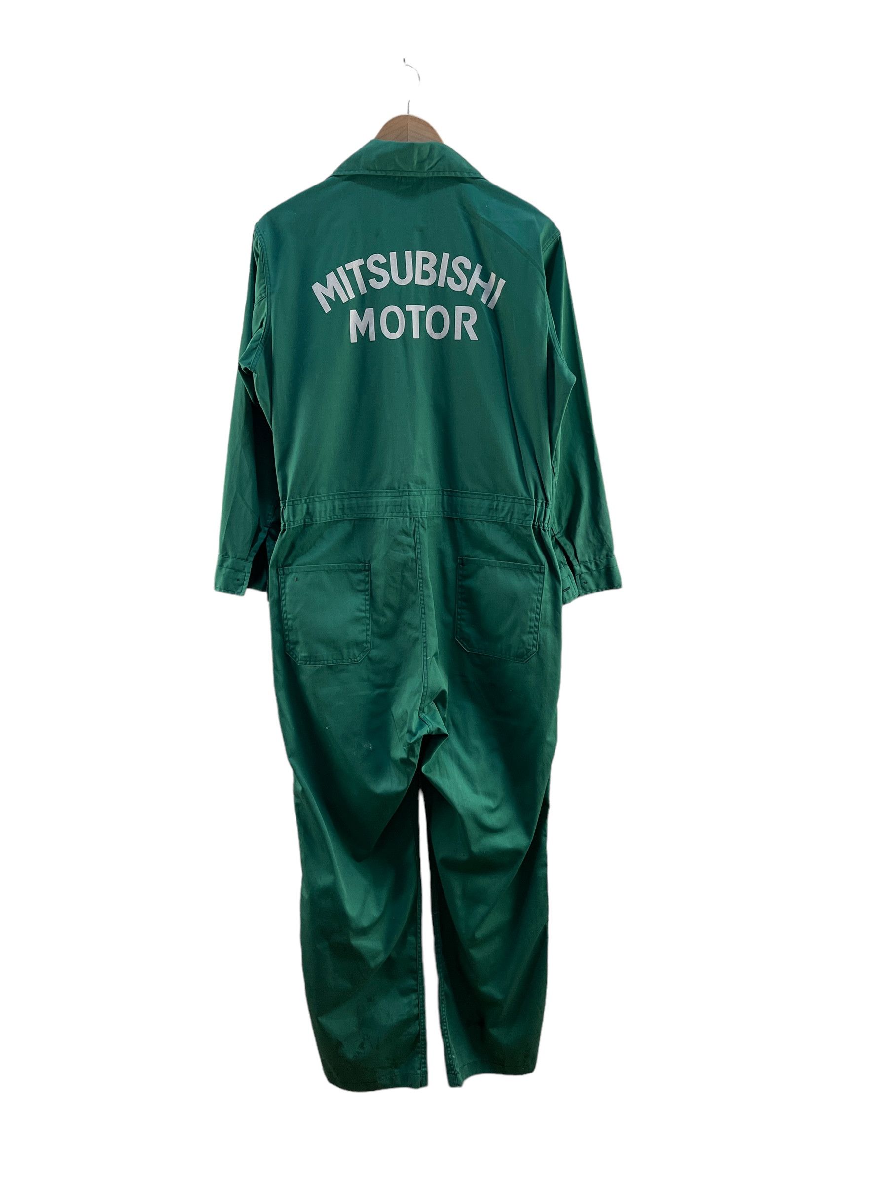 image of Racing x Workers Vintage Mitsubishi Motor Overall in Green, Men's (Size 34)