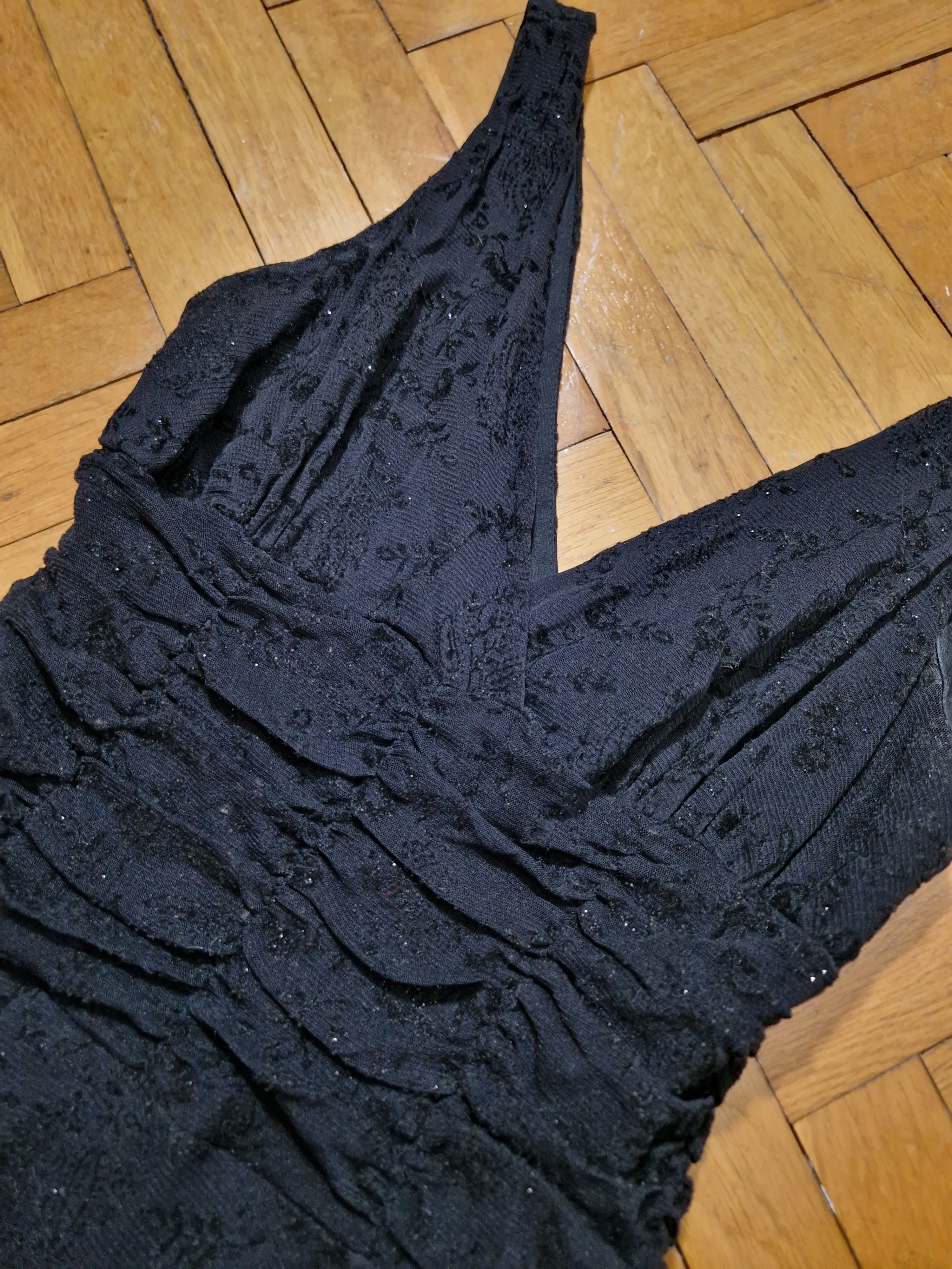 If Six Was Nine × Vintage vintage black lace floral dress Size M / US 6-8 / IT 42-44 - 11 Thumbnail