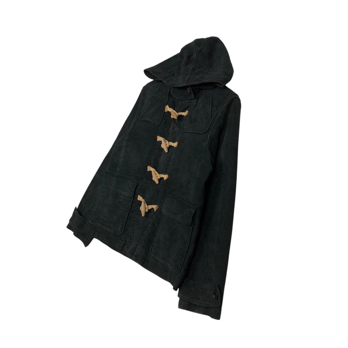 Japanese Brand 📌Rich Black Vintage Chore Jacket MHL Margaret Howell Size US M / EU 48-50 / 2 - 3 Thumbnail
