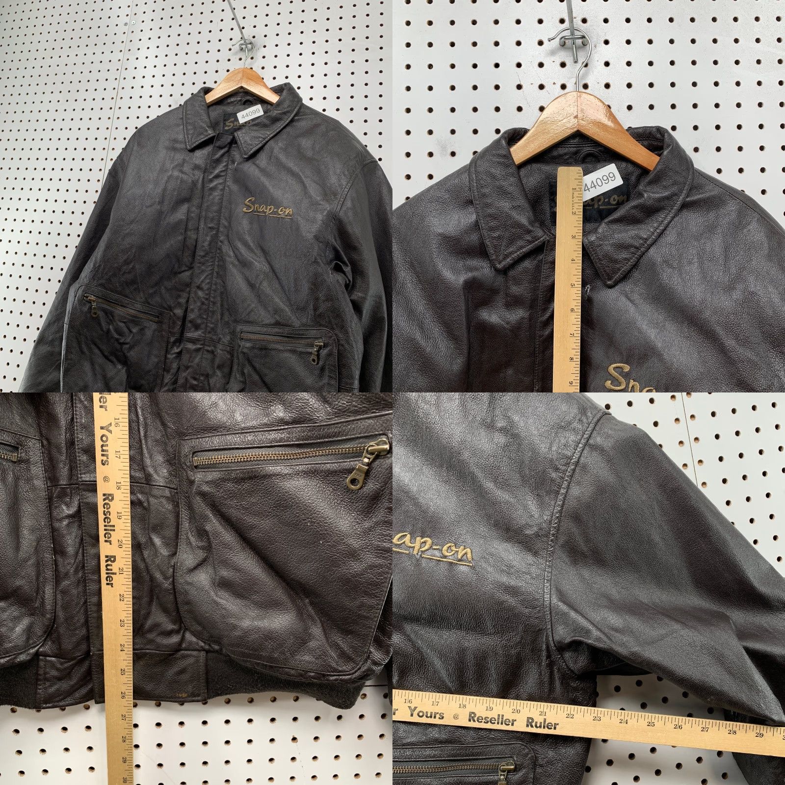 Vintage VINTAGE Snap-on Bomber Jacket Mens L Brown Embroidered Zipper Pocket Jacket Size US L / EU 52-54 / 3 - 8 Thumbnail