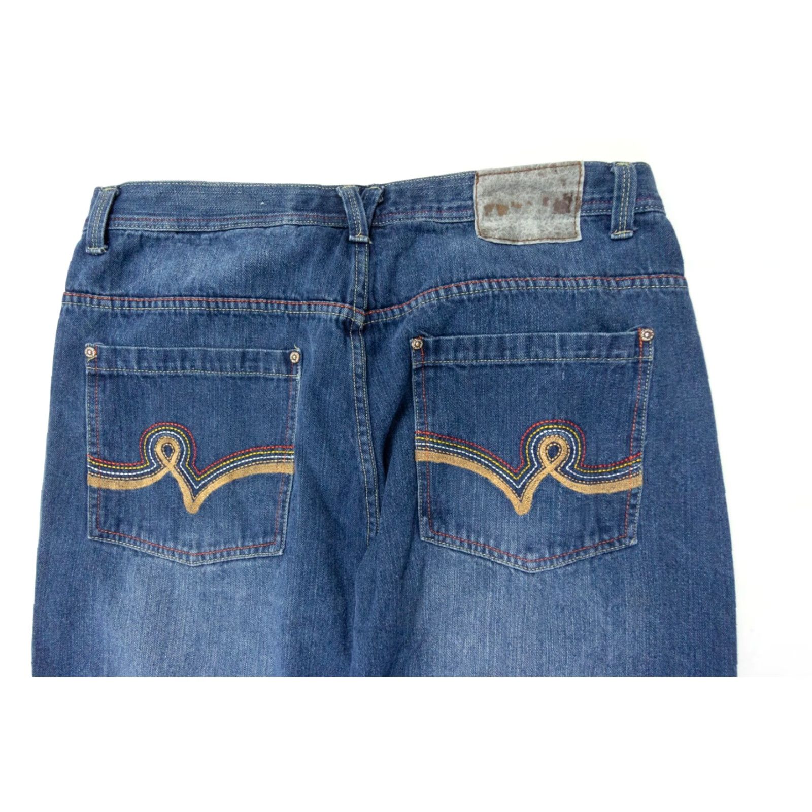 Vintage VINTAGE 5ive Jungle Jeans Wide Leg Adult 40x30 Blue Denim Y2K Mens Size US 40 / EU 56 - 2 Thumbnail