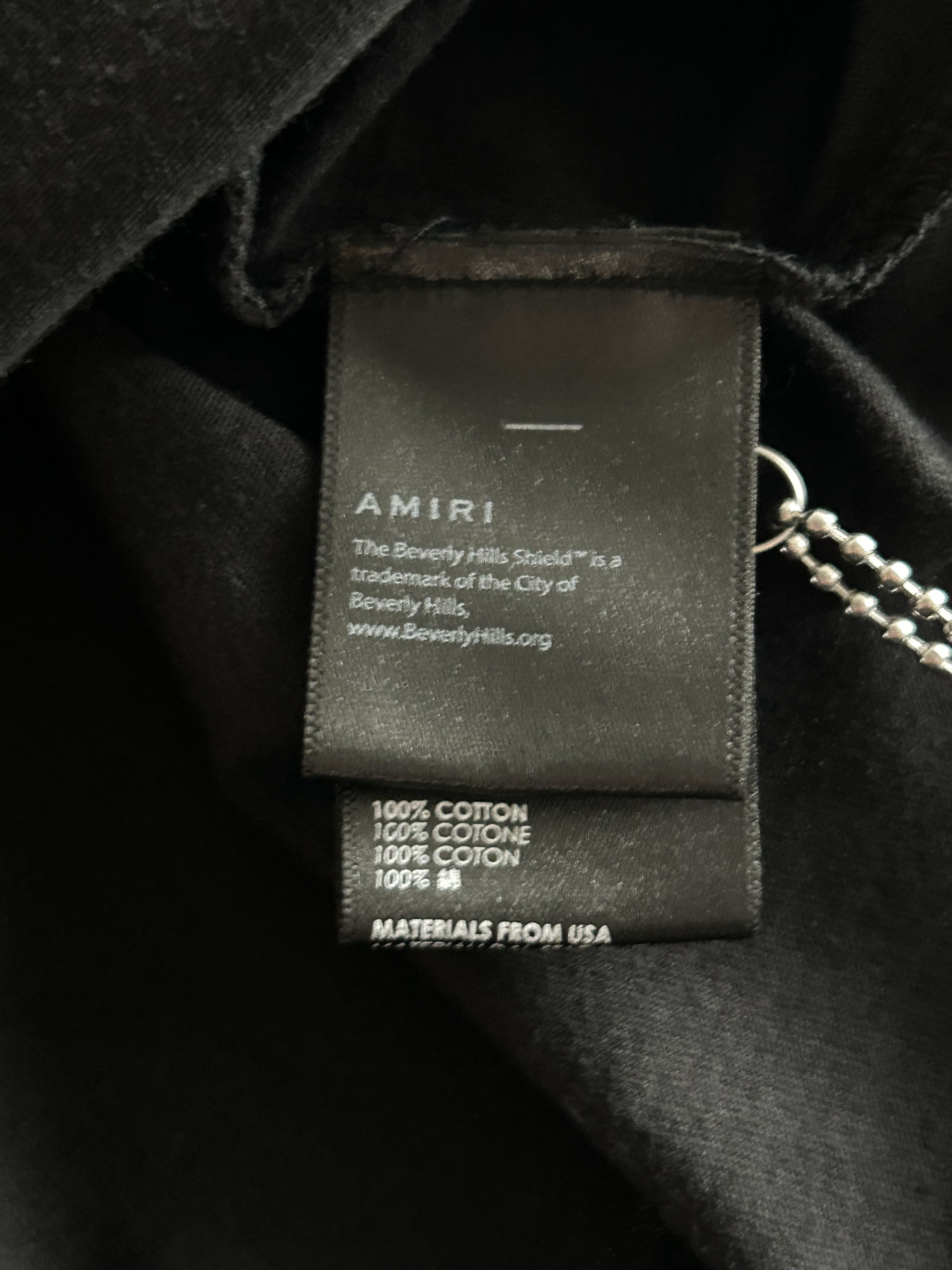 Amiri Amiri Black Rainbow Beverly Hills Longsleeve T-Shirt Size US S / EU 44-46 / 1 - 3 Thumbnail