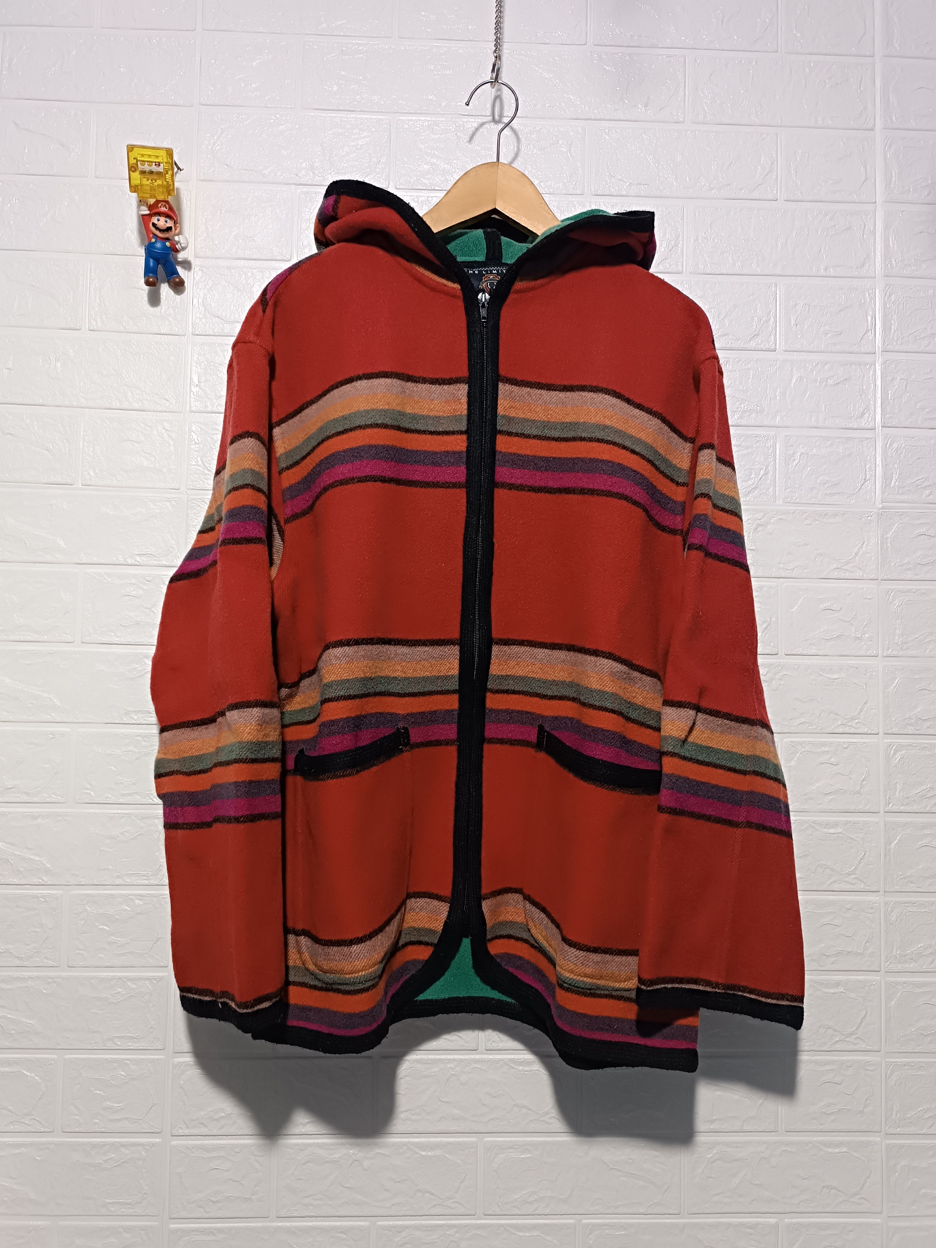 Japanese Brand Vintage Limited Collection Blanket Coat Wool Hoodie Jacket Size US L / EU 52-54 / 3 - 1 Thumbnail