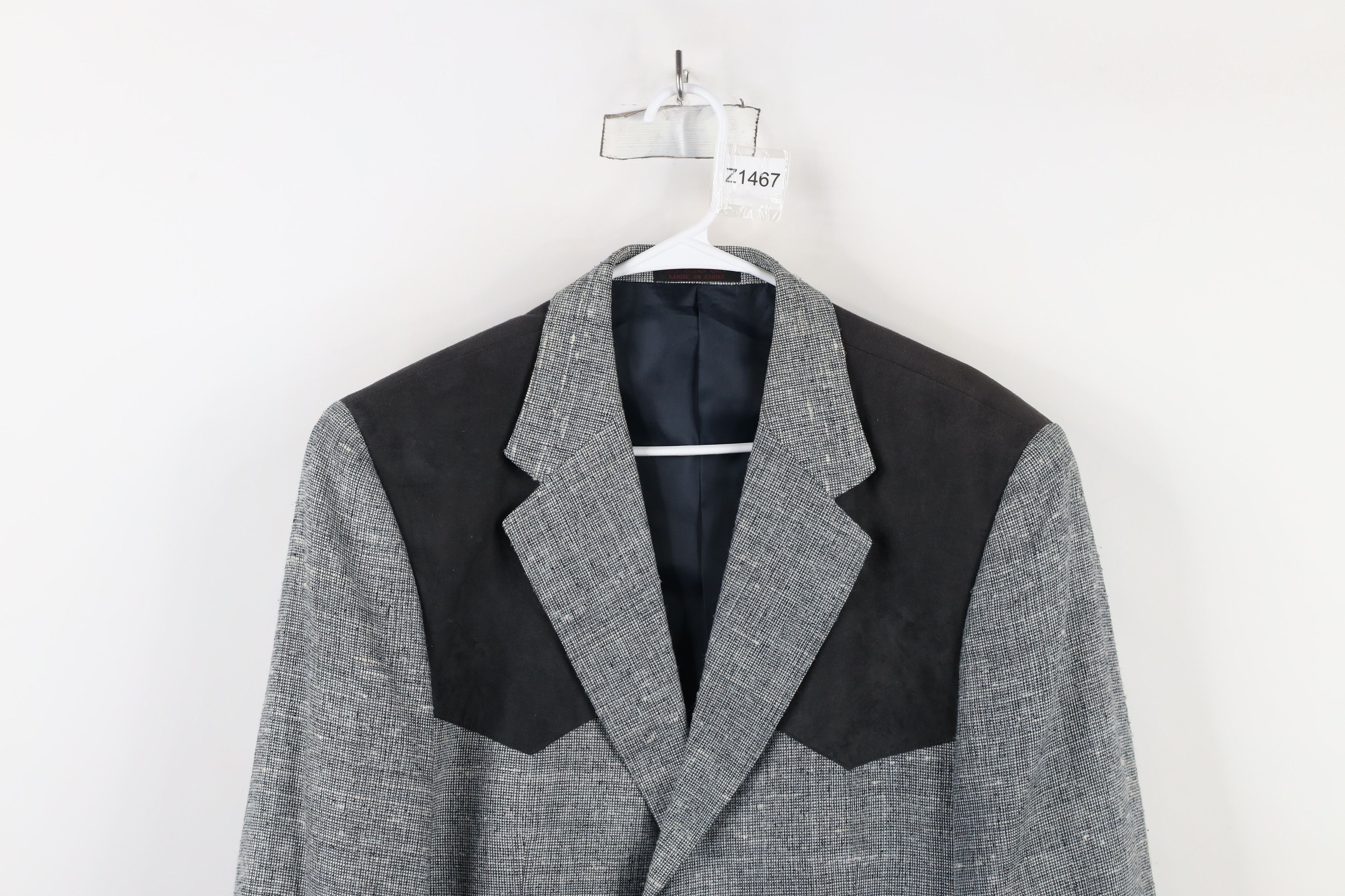 Vintage Vintage 90s Rockabilly Silk 2 Button Suit Coat Blazer Jacket Size US XL / EU 56 / 4 - 2 Thumbnail