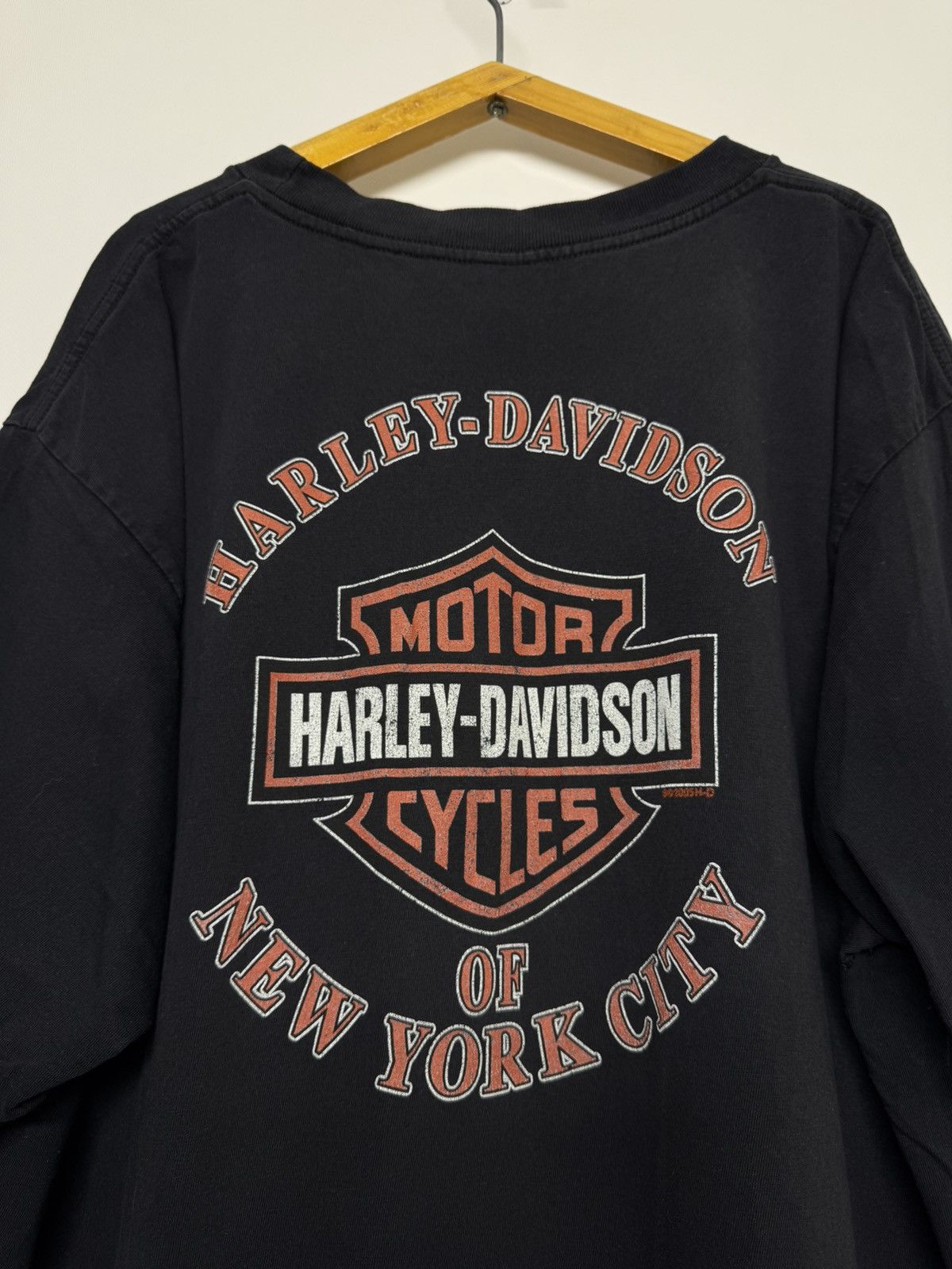 Harley Davidson Vintage Moto Biker Grunge Harley Davidson T-shirt Y2K Size US XXL / EU 58 / 5 - 4 Thumbnail