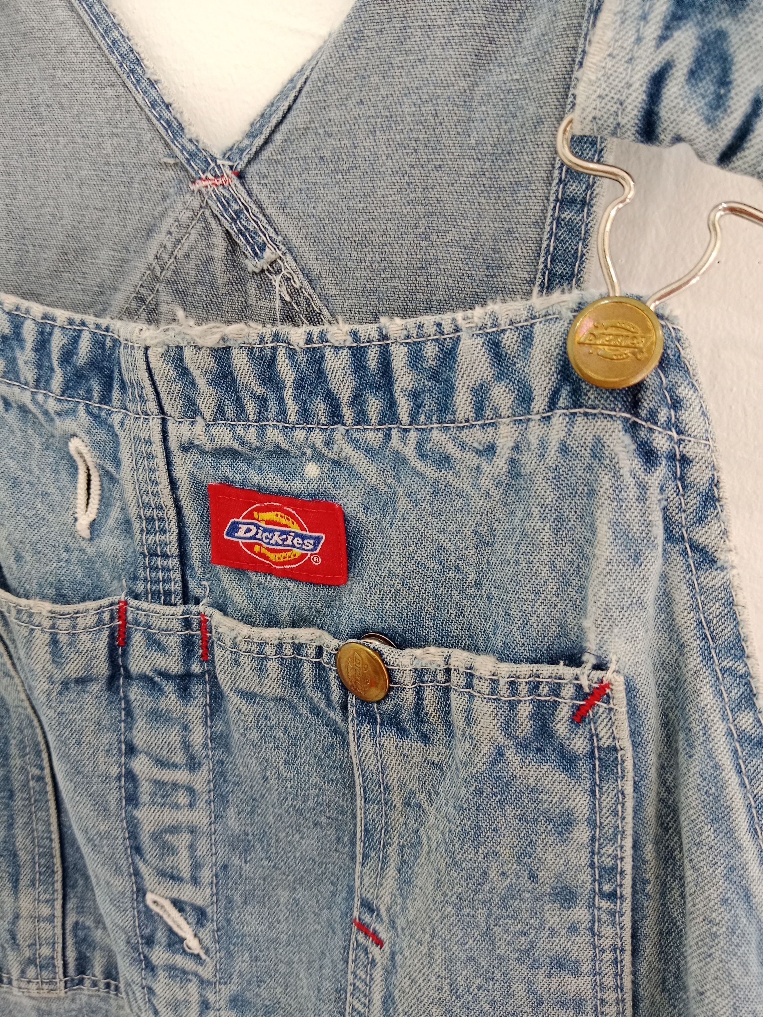 Dickies × Vintage Dickies Coverall Denim Distressed Jeans Size US L / EU 52-54 / 3 - 6 Thumbnail