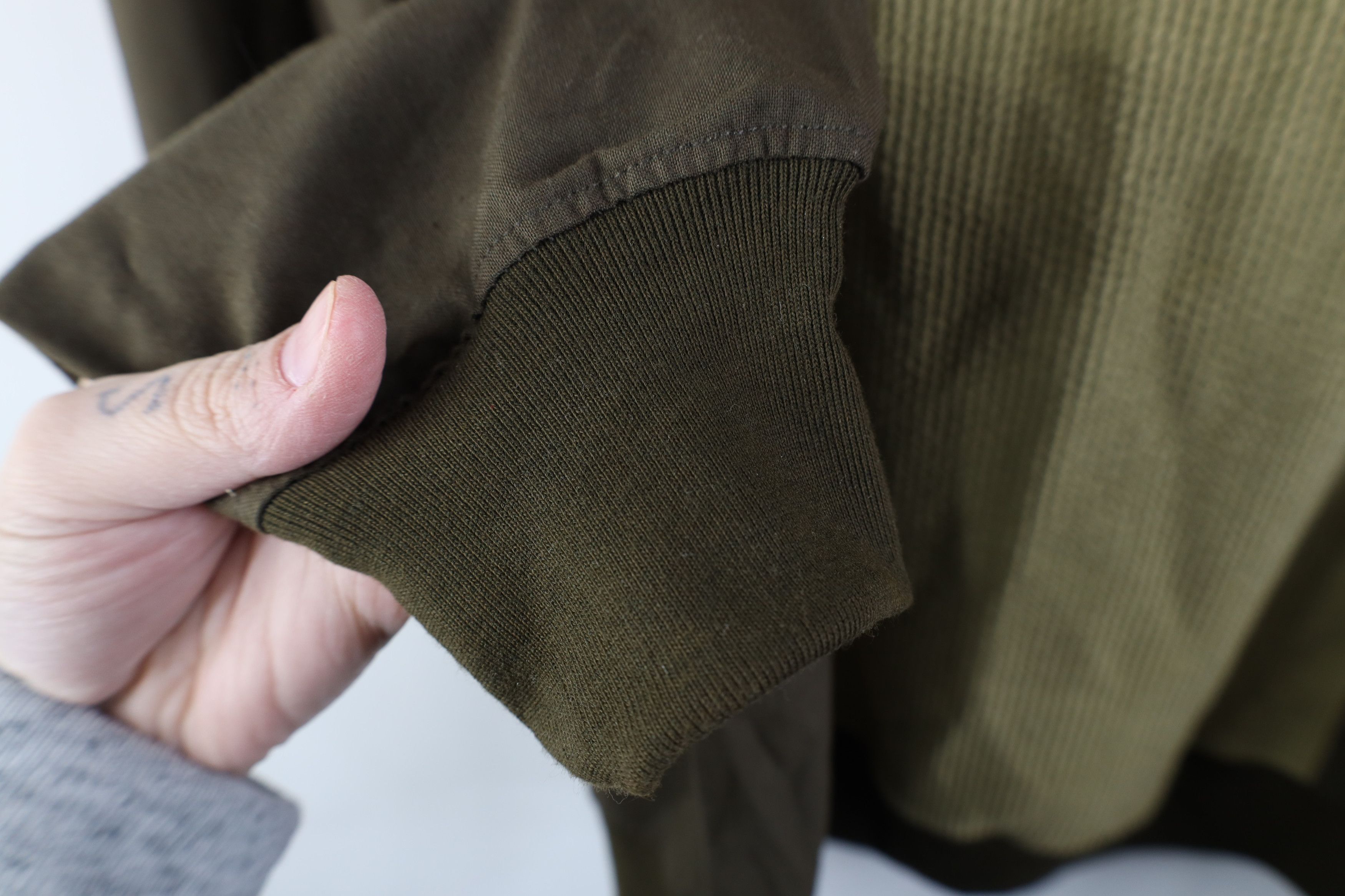 Vintage Vintage 90s Streetwear Panel Half Zip Long Sleeve Polo Size US L / EU 52-54 / 3 - 10 Thumbnail