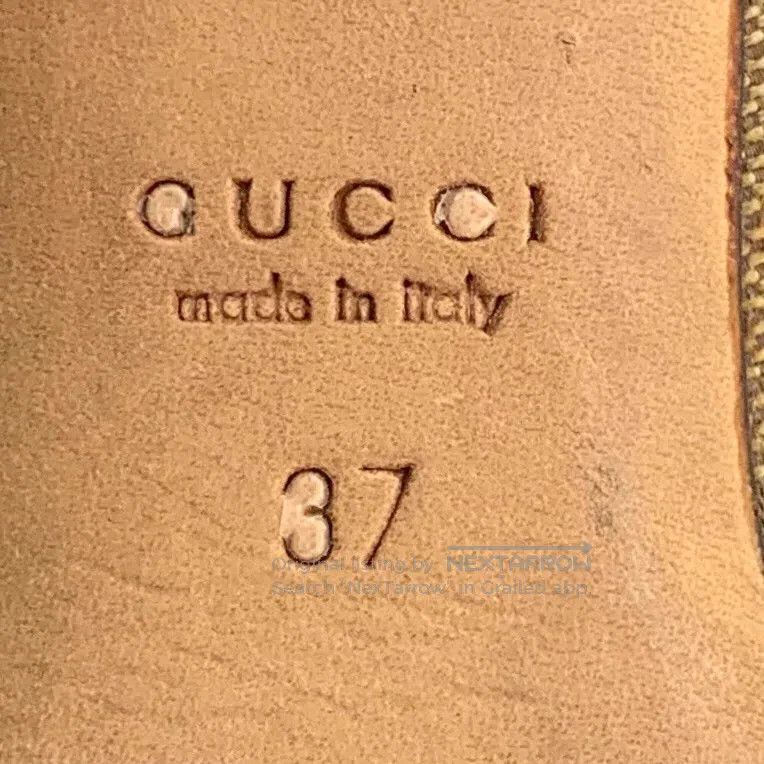 Gucci Gucci Brown logo old flower full print fish mouth horse bu Size US 6.5 / IT 36.5 - 6 Thumbnail
