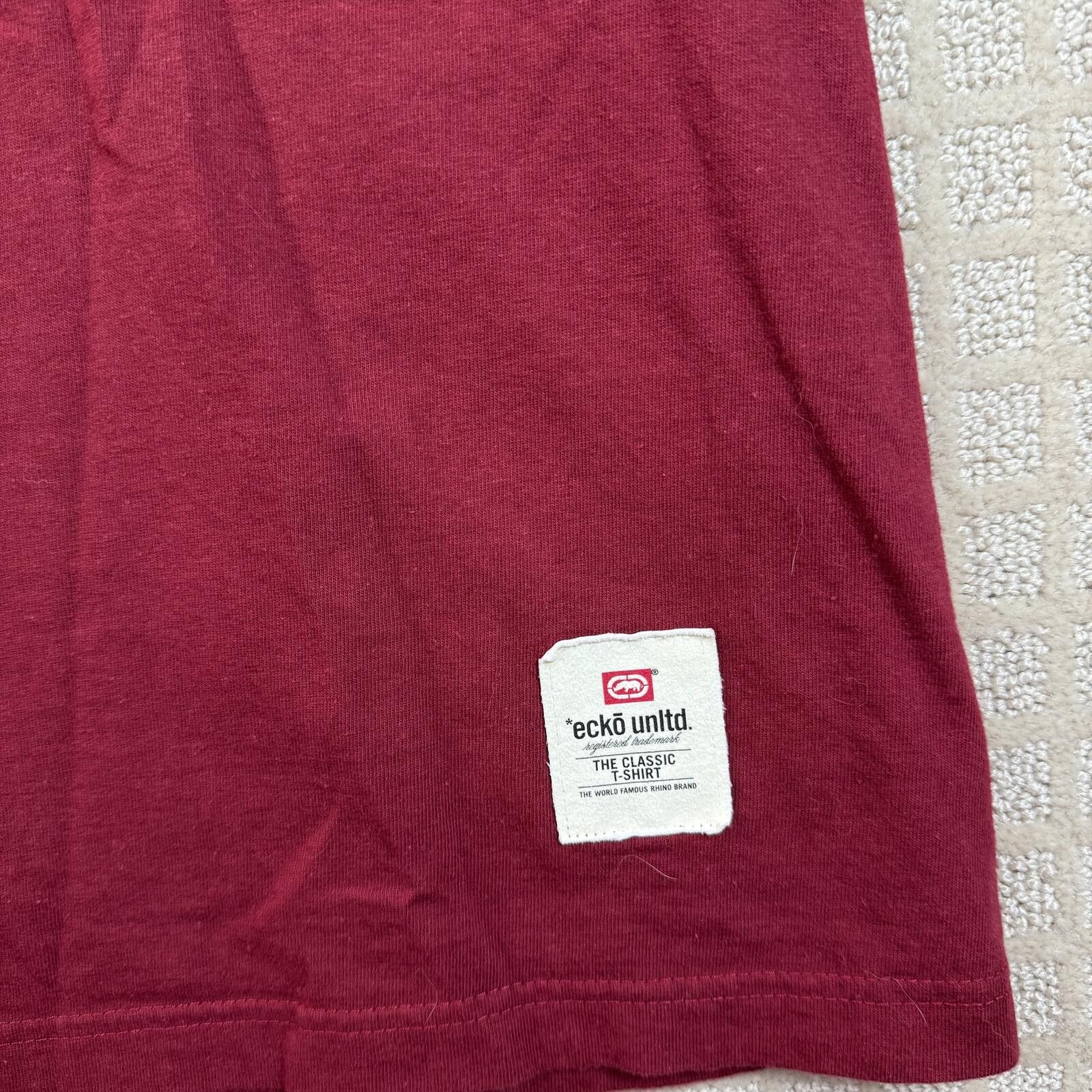 Ecko Unltd. Ecko Unltd Graphic T Shirt XXL Red Y2K Streetwear Size US XXL / EU 58 / 5 - 3 Thumbnail