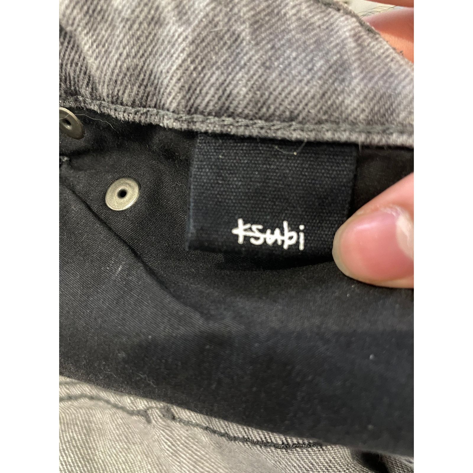 Ksubi Ksubi Grey Distressed Jeans Size US 36 / EU 52 - 4 Thumbnail