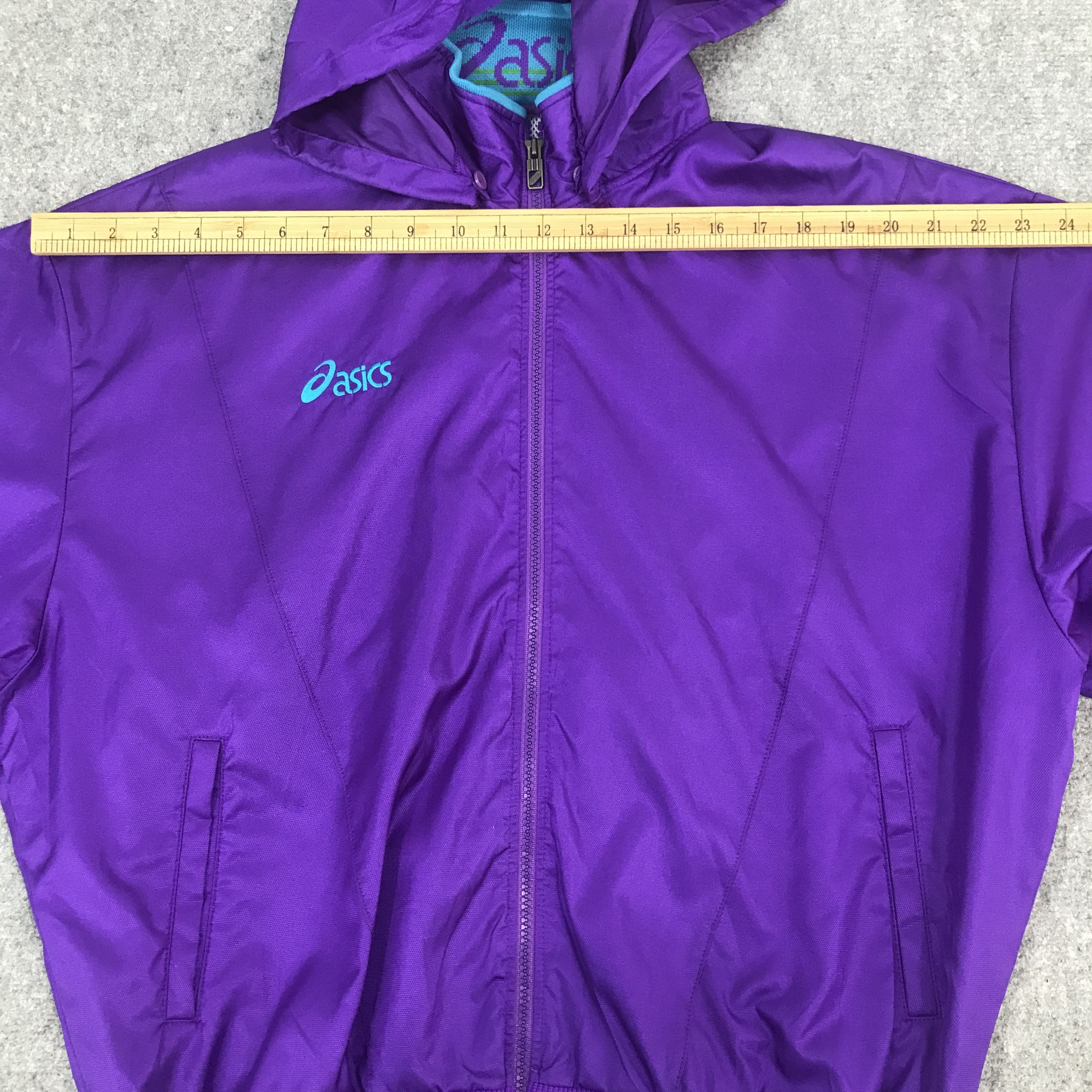 Asics Rare Ascis Windbreaker Jacket Size US XL / EU 56 / 4 - 5 Thumbnail