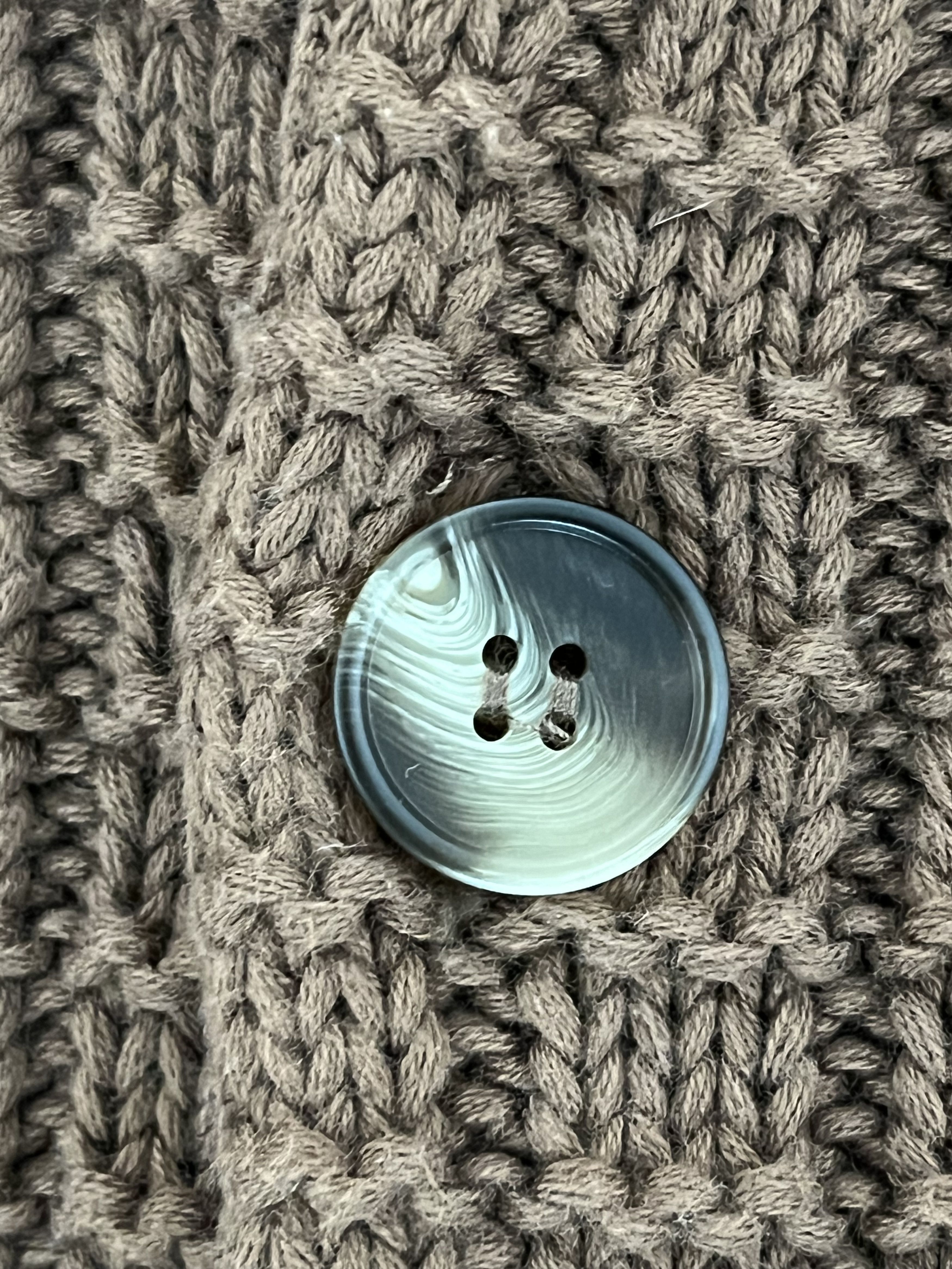 Every Other Thursday 💚 Every Other Thursday Waffle Knit Cardigan Brown NEW Size US M / EU 48-50 / 2 - 11 Thumbnail