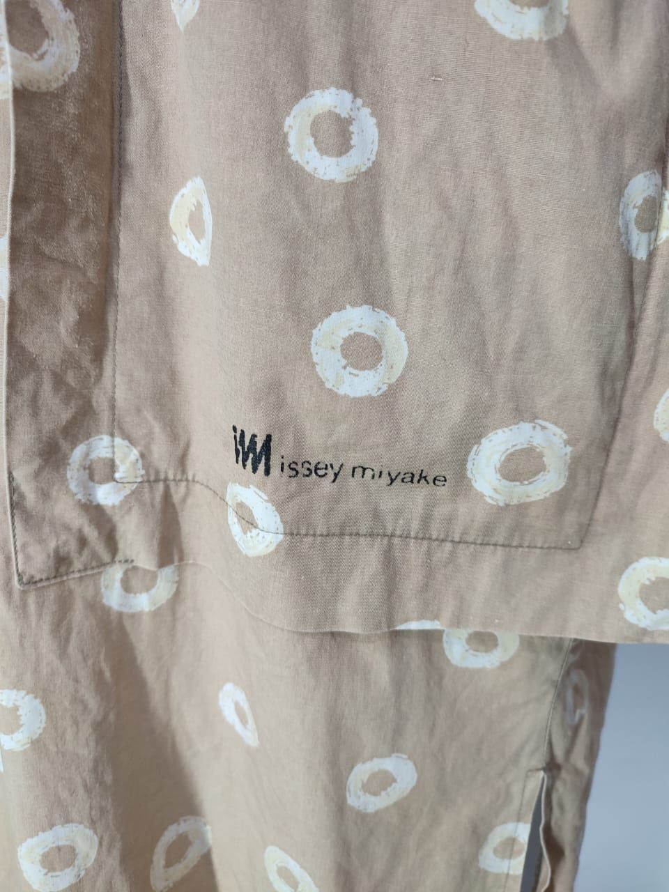 Issey Miyake × Japanese Brand × Vintage Vintage🔥 Issey Miyake Round Art Pattern Big Pocket Size L / US 10 / IT 46 - 6 Thumbnail