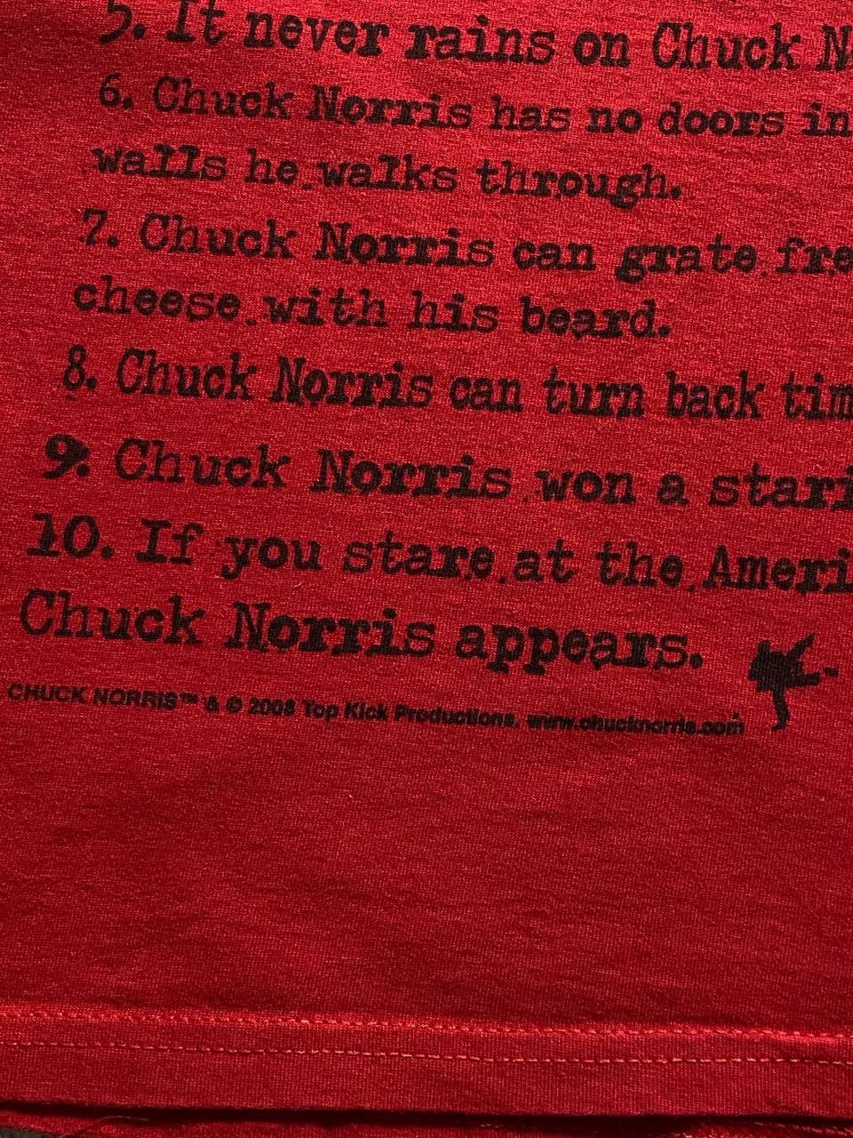 Japanese Brand × Vintage VINTAGE 00s CHUCK NORRIS 10 THINGS YOU NEED TO KNOW T SHIRT Size US M / EU 48-50 / 2 - 5 Thumbnail