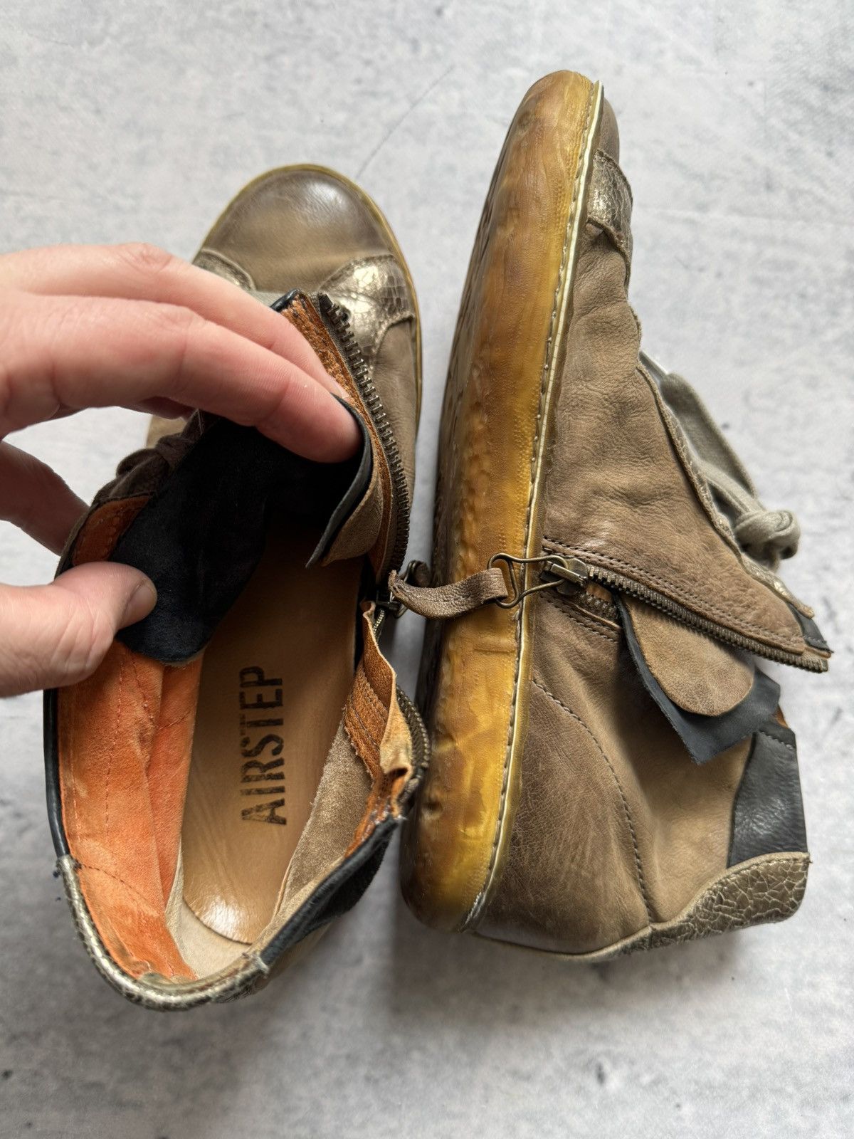 Golden Goose × Vintage AIRSTEP AS98 Golden Goose style, Avant Garde boots Size US 8 / EU 41 - 8 Thumbnail
