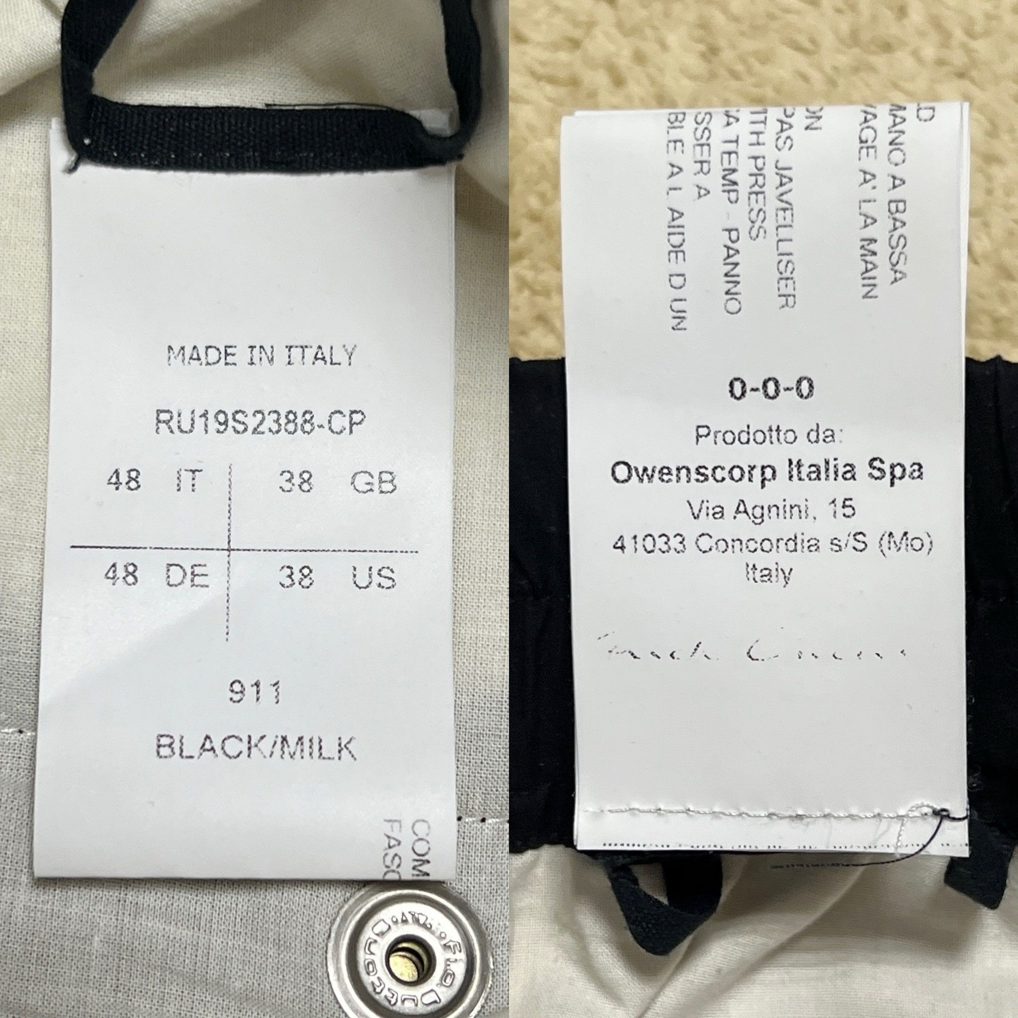 Rick Owens Rick Owens SS19 "BABEL" Drawstring Black Plaid Track Pants Size US 32 / EU 48 - 8 Thumbnail