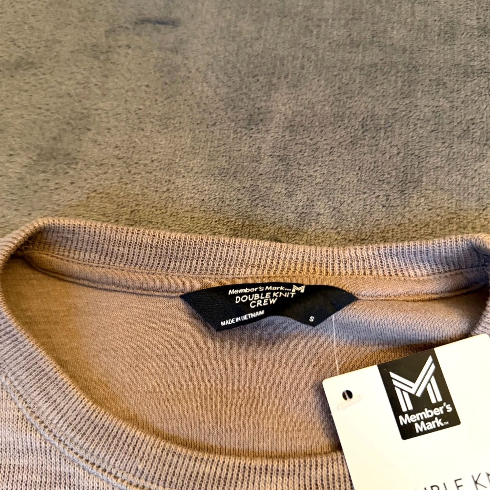 Vintage Members Mark Long Sleeve Shirt Men Small Beige Relaxed Fit Crew Neck Waffle-Knit Knitwear Pullover Casual Top All Seasons Mens Size US S / EU 44-46 / 1 - 3 Thumbnail