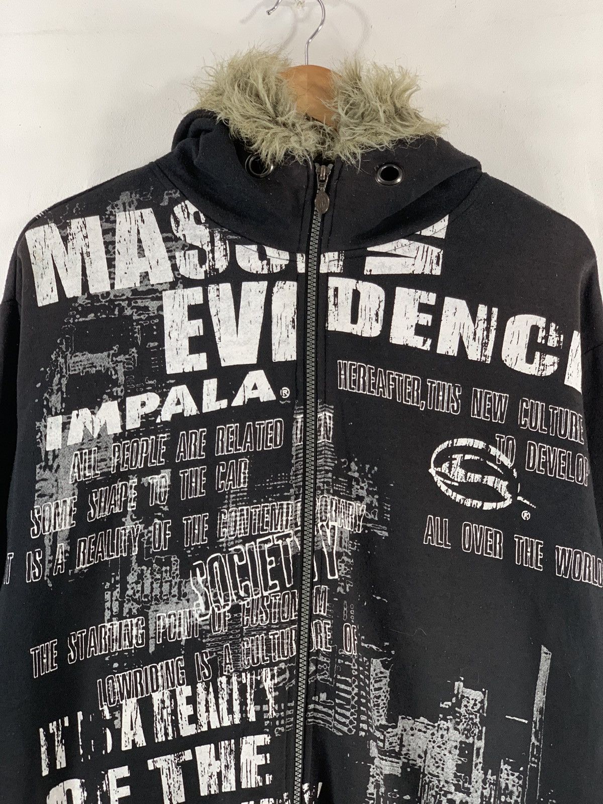 Japanese Brand Vintage Impala Fur Hoodie Size US XL / EU 56 / 4 - 3 Thumbnail