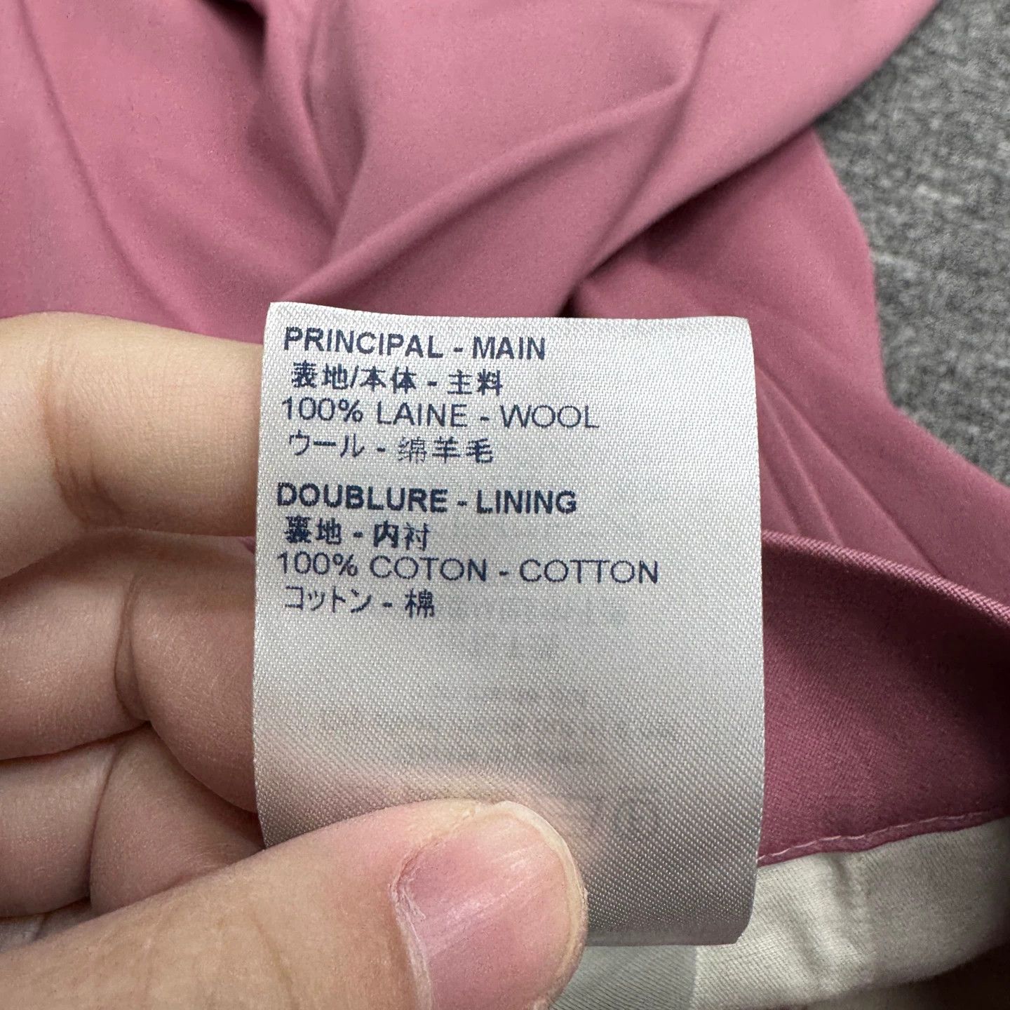 Louis Vuitton LV Pink Wool Casual Pants 42 Size 30" / US 8 / IT 44 - 5 Thumbnail