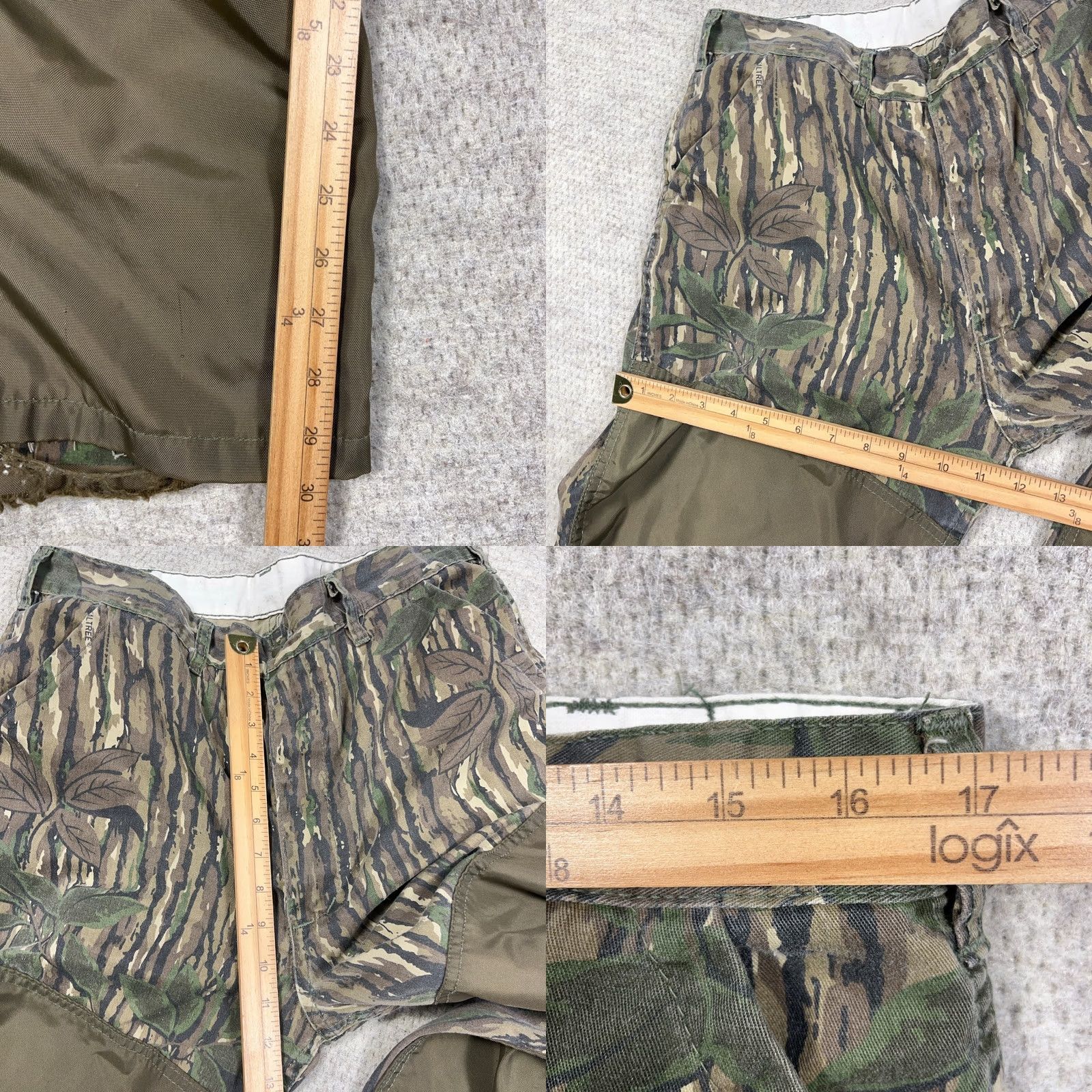 SafTbak VINTAGE SafTbak Camo Pants Men 34x30 Canvas Brown 5-Pocket Cargo 80s 90s Hunting Mens Size US 34 / EU 50 - 8 Thumbnail