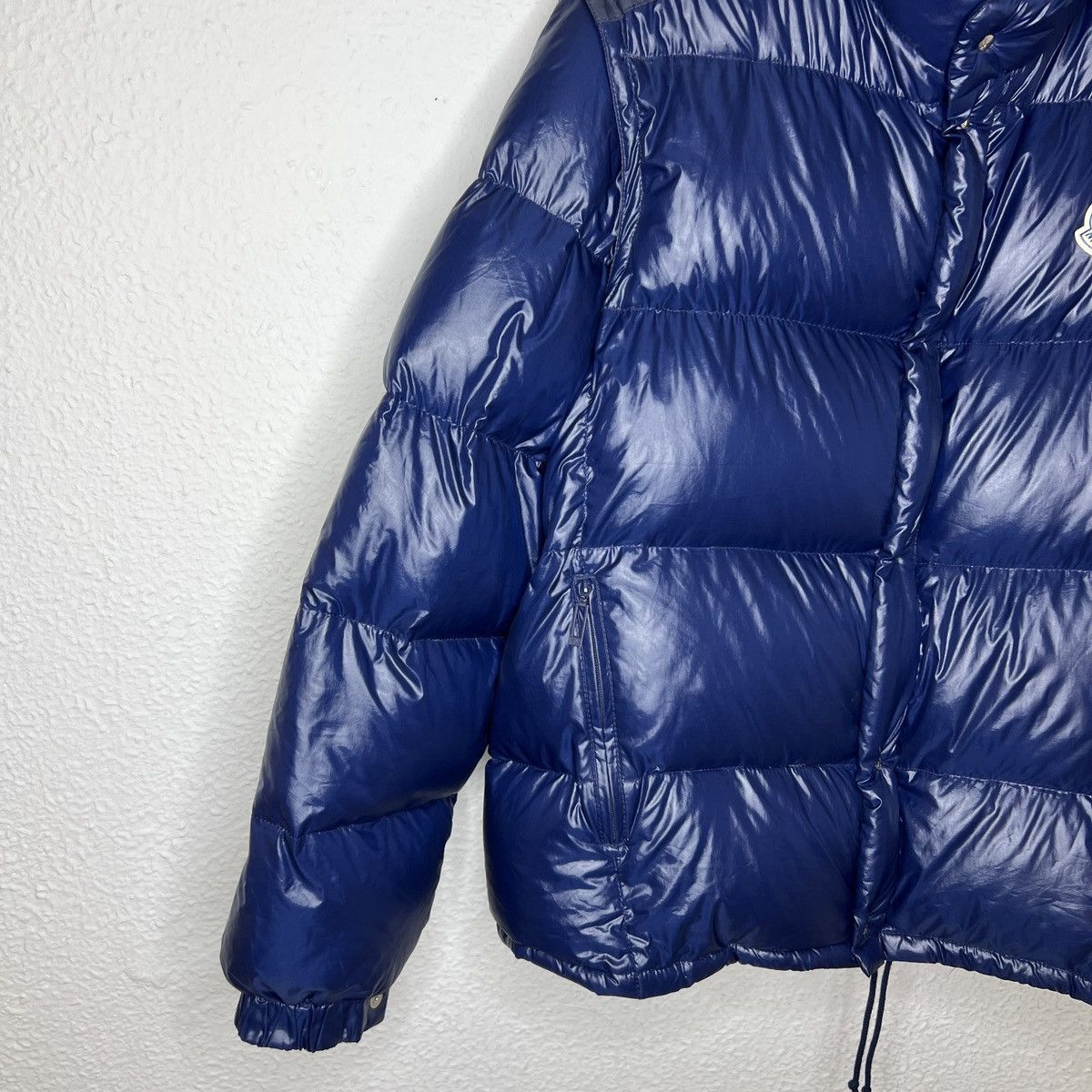 Moncler Moncler Vintage Puffer Down Jacket Navy Logo 2in1 AUTHENTIC Size US L / EU 52-54 / 3 - 3 Thumbnail