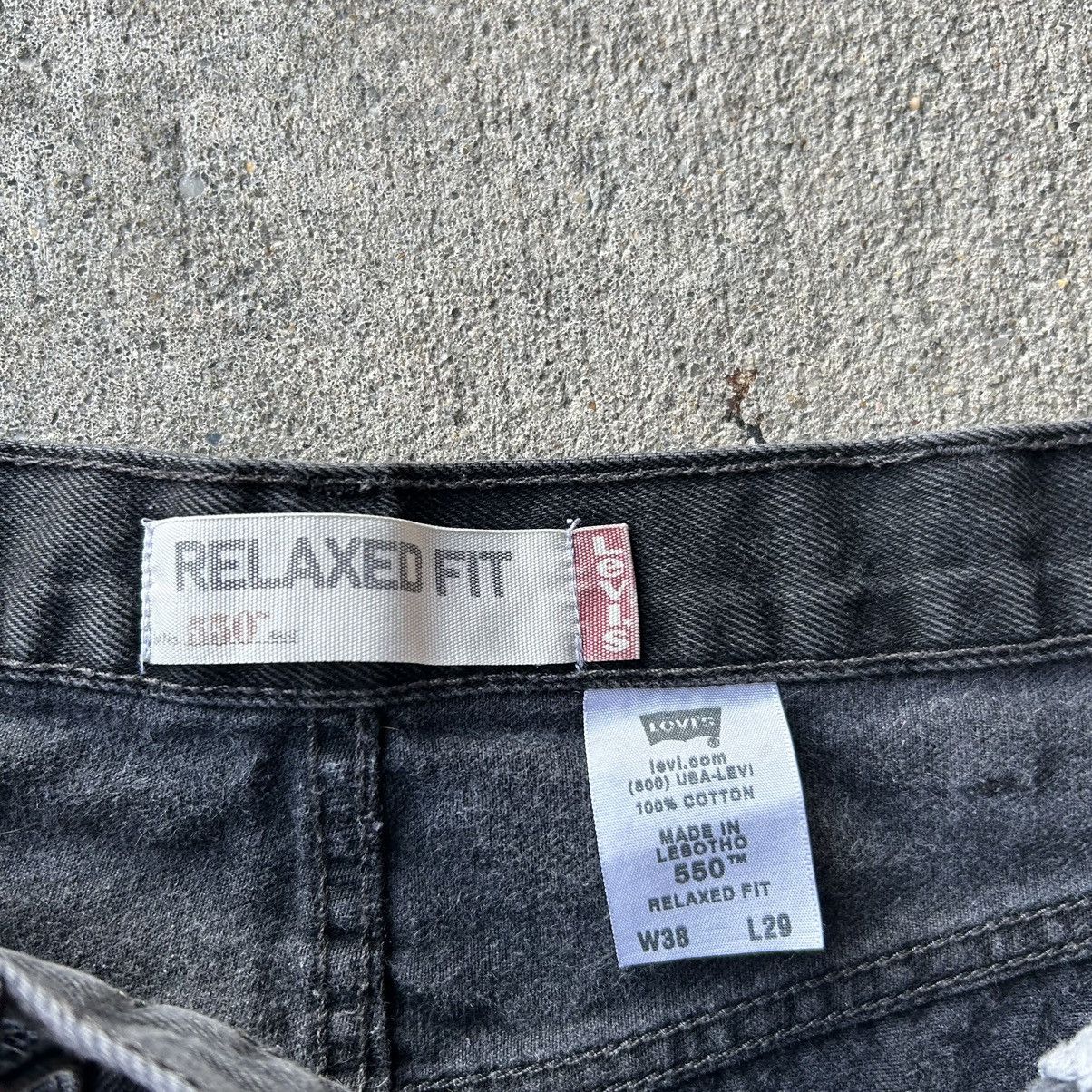 Levi's × Vintage 2006 Levi’s 550 baggy style black denim Size US 38 / EU 54 - 4 Thumbnail