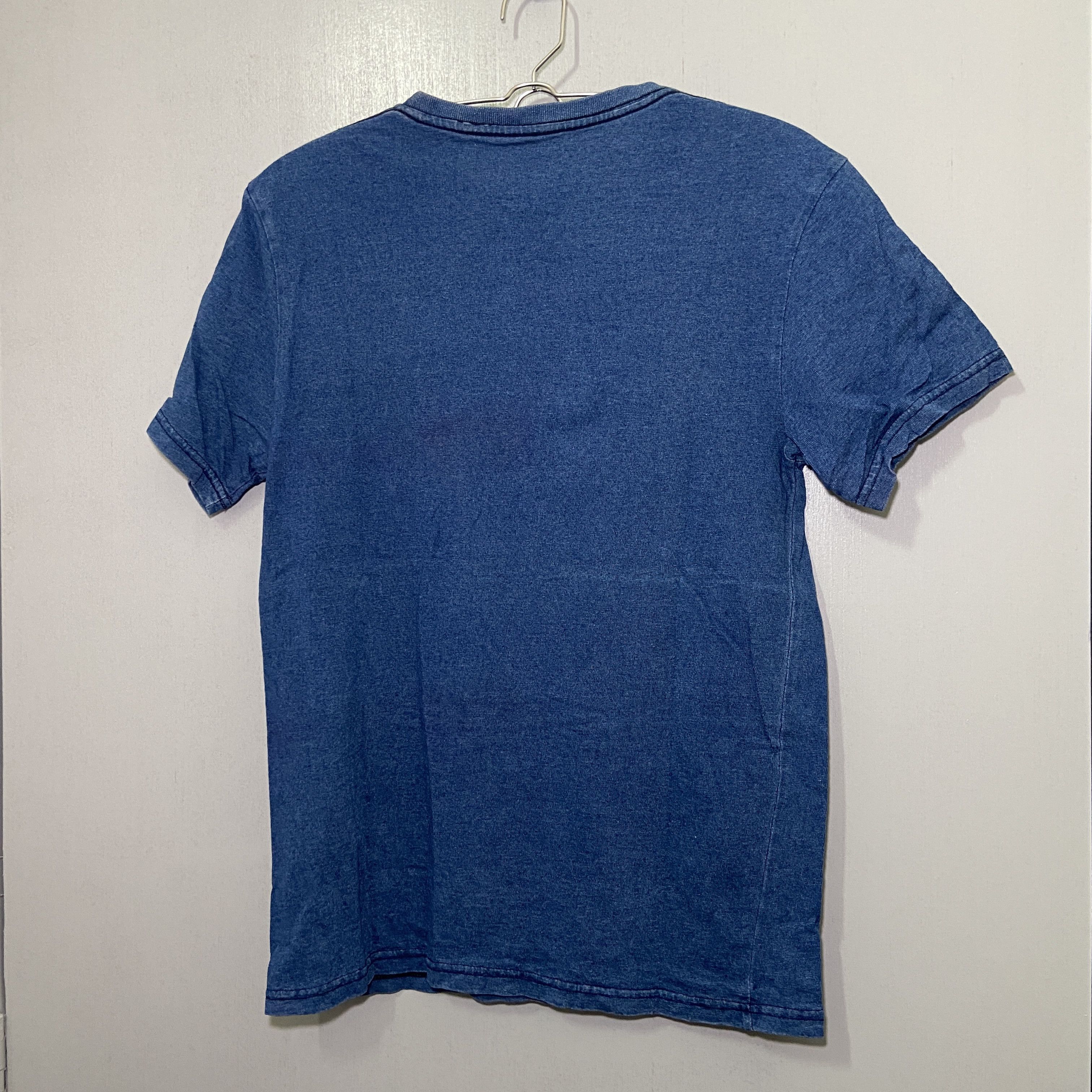 Blue Blue Japan × Fruit Of The Loom Blue Blue Denim Single Pocket Tee Size US S / EU 44-46 / 1 - 4 Thumbnail