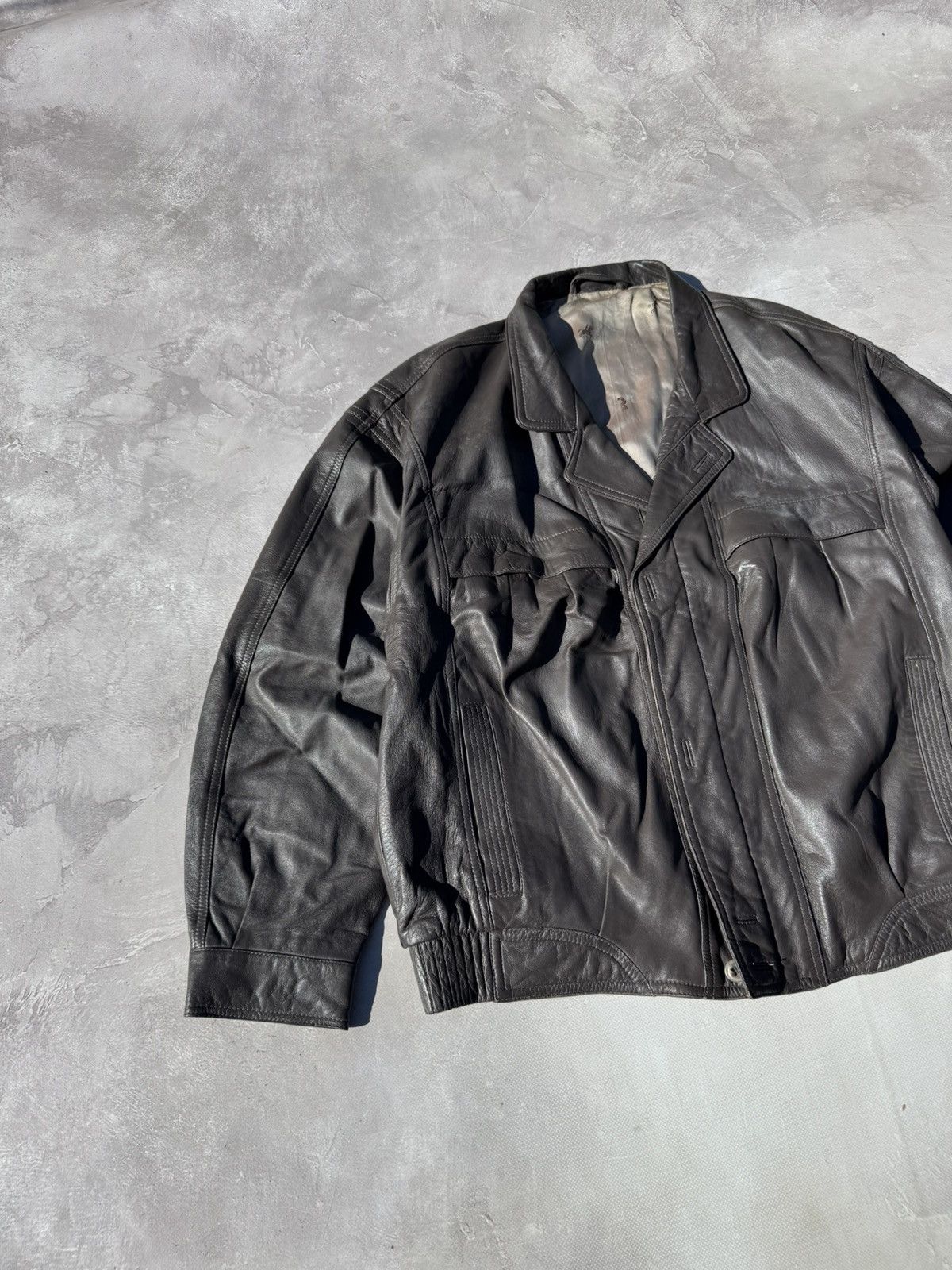 Leather Vintage Frey Leather Dark Brown Y2k Jacket Size US M / EU 48-50 / 2 - 3 Thumbnail