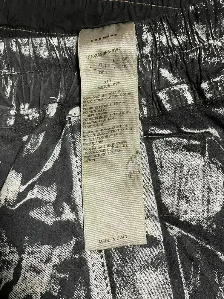 Rick Owens Sz L Rick Owen Drkshdw White Waxed Sweatpants-2507 Size US 34 / EU 50 - 3 Thumbnail