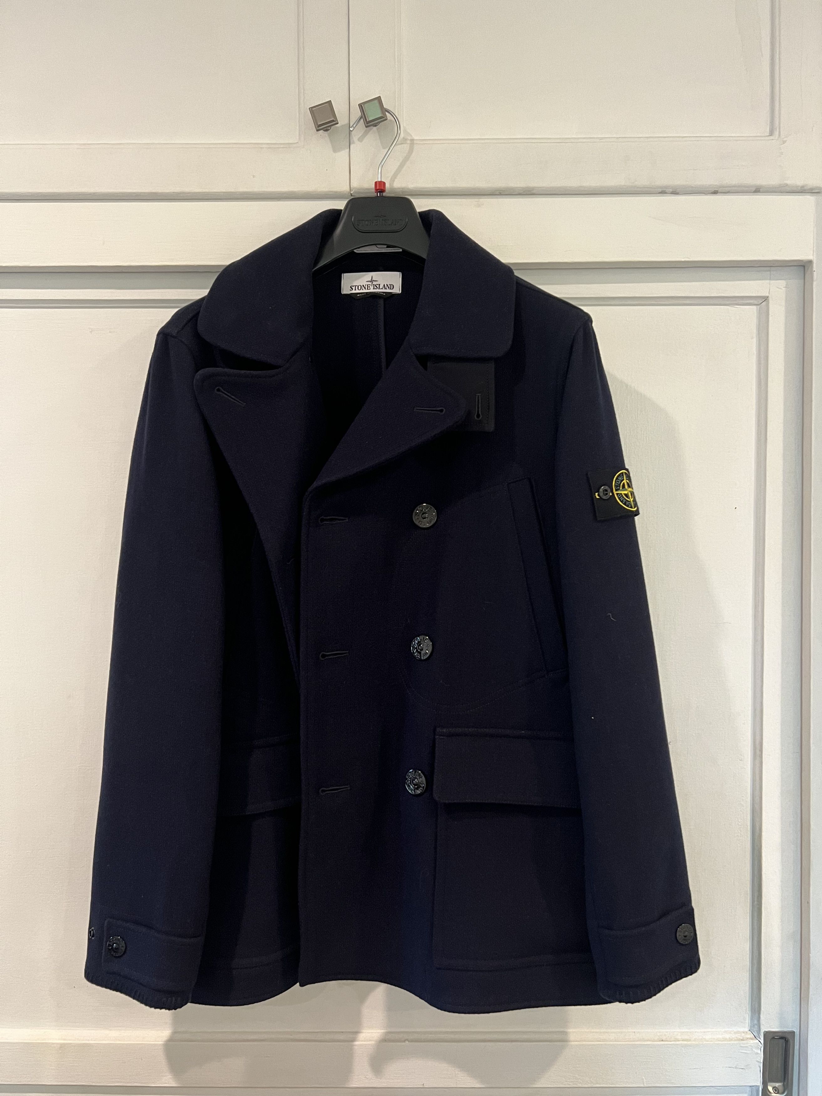 STONE ISLAND 90s WOOL PEA COAT