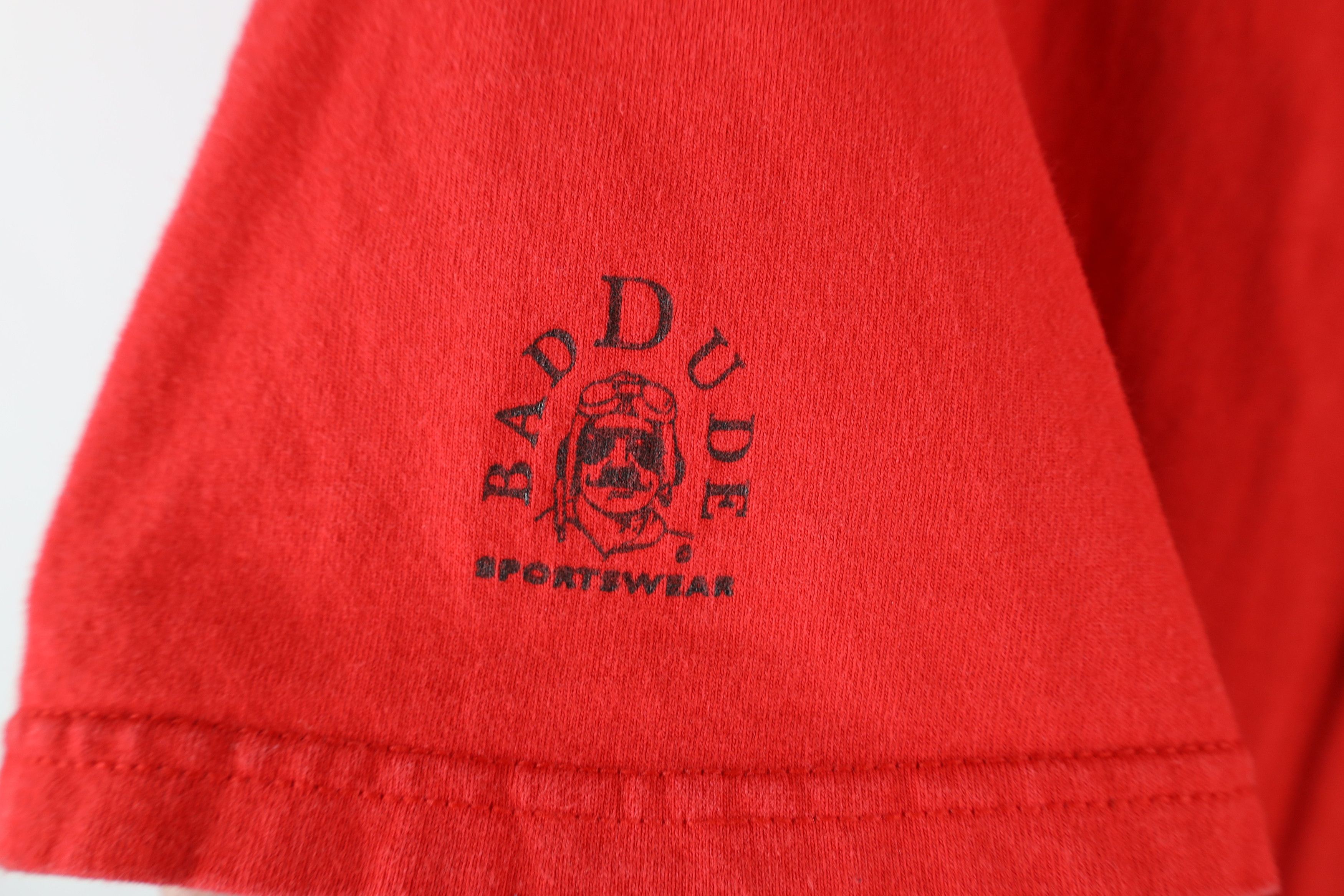 Vintage Vintage 90s 36th Fighter Squadron Korea T-Shirt Red USA Size US XL / EU 56 / 4 - 5 Thumbnail