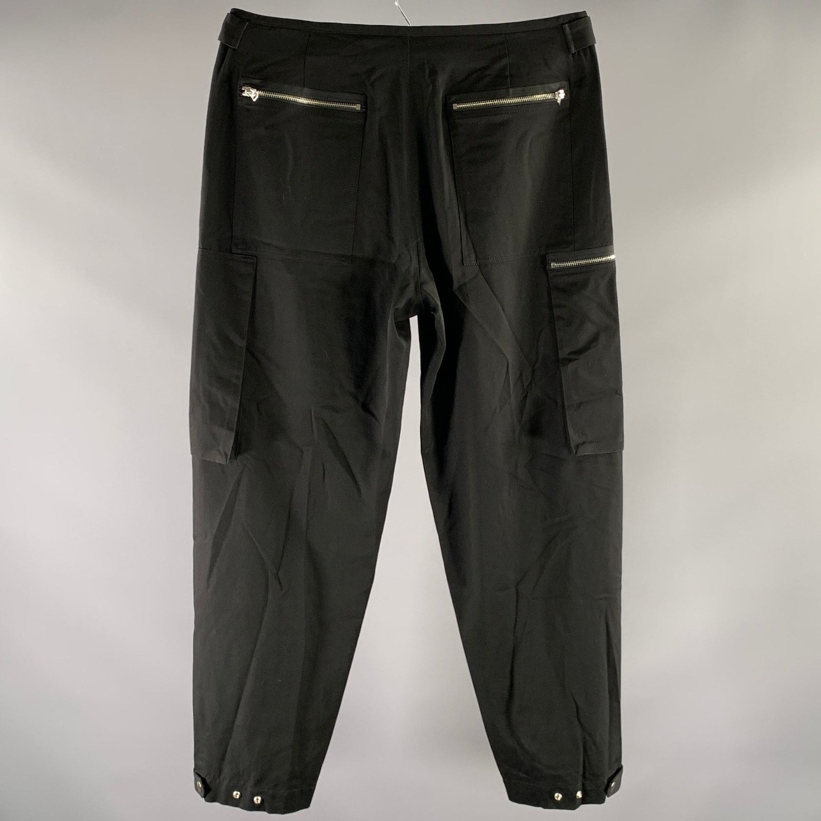 Jil Sander JIL SANDER Size 34 Black Wool Zipper Pants Size US 34 / EU 50 - 3 Thumbnail
