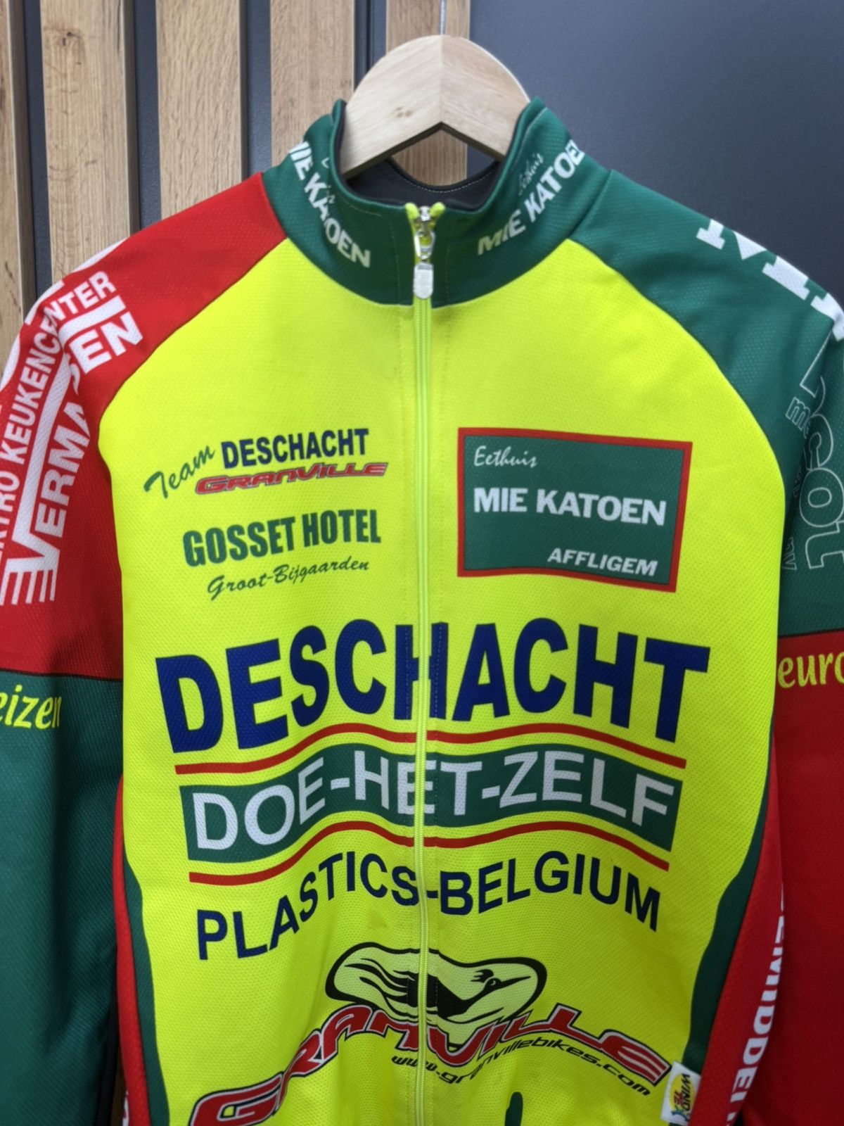 Vintage Vintage Deschacht Granville Cycling Jersey L/S Size L Size US L / EU 52-54 / 3 - 2 Thumbnail