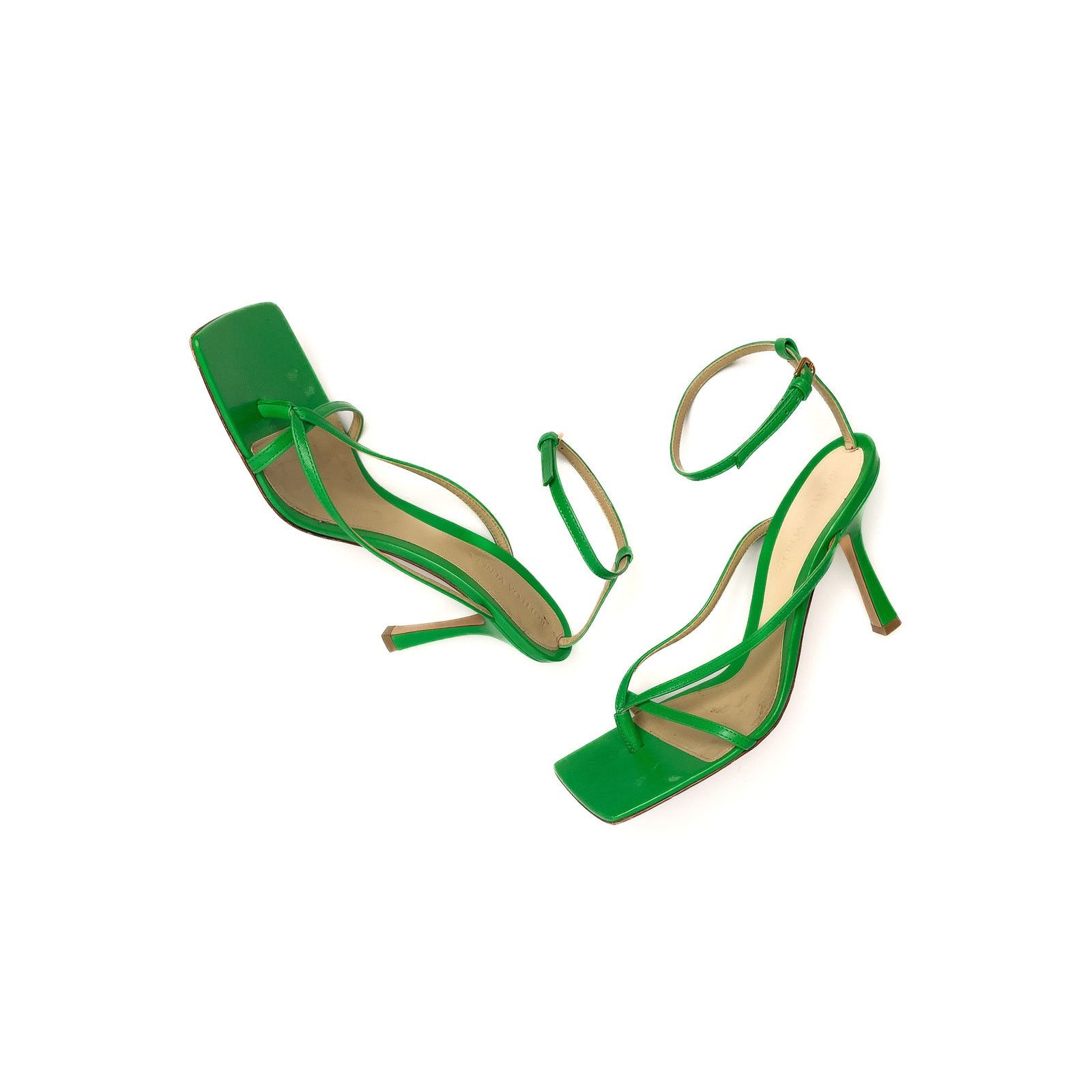 Bottega Veneta Green Sandals Size US 8.5 / IT 38.5 - 6 Thumbnail