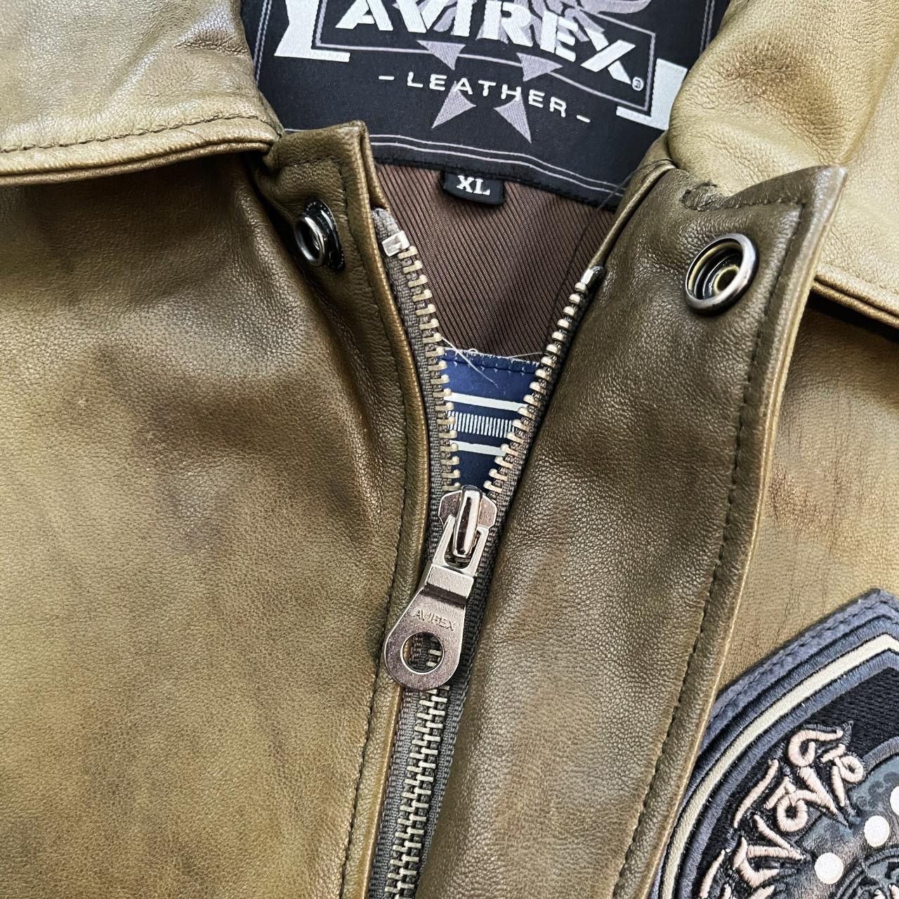 Avirex Avirex Leather Varsity Jacket Size US XL / EU 56 / 4 - 5 Thumbnail